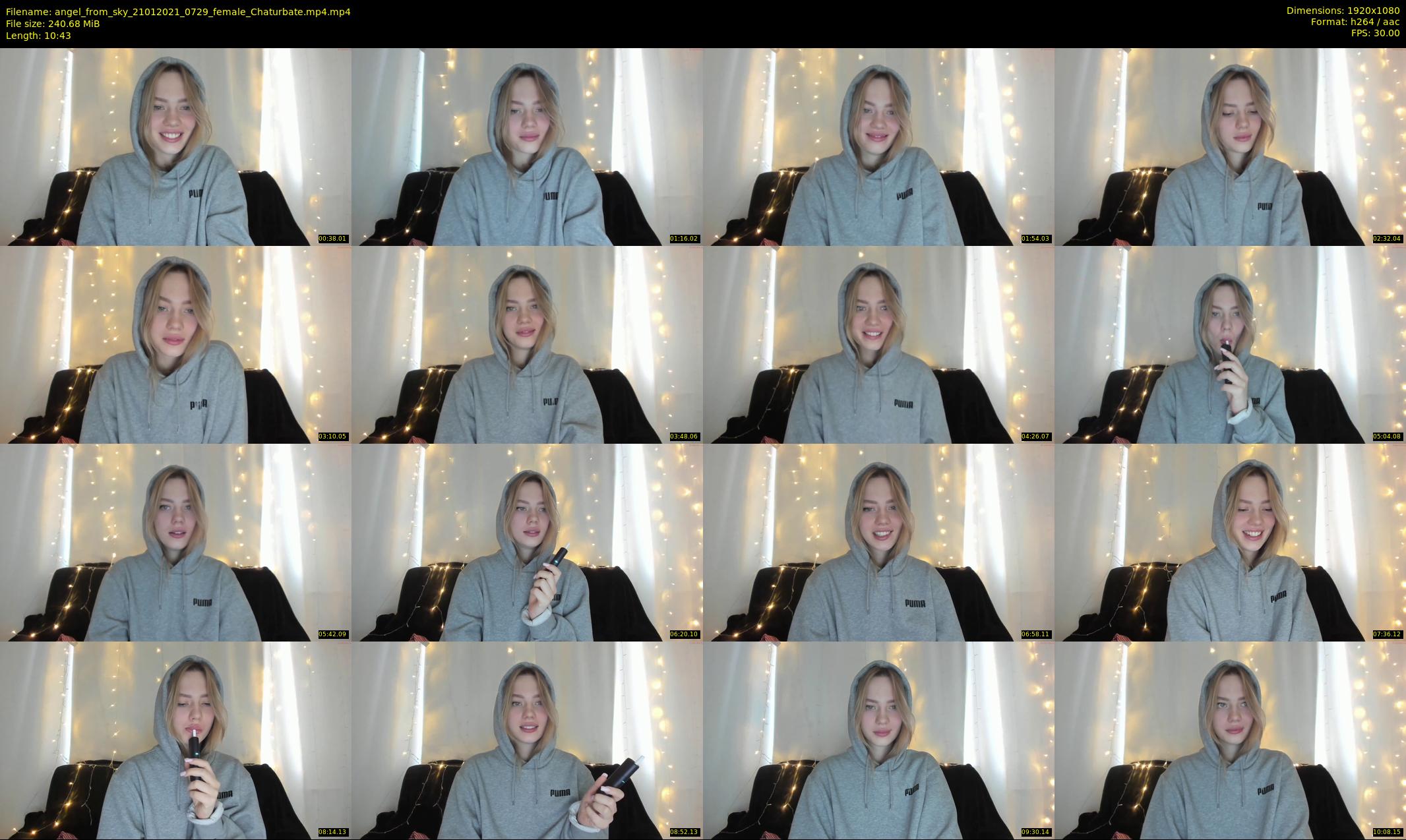 angel_from_sky — 11 minute Chaturbate female cam show recording, 1080p, Jan 21, 2021