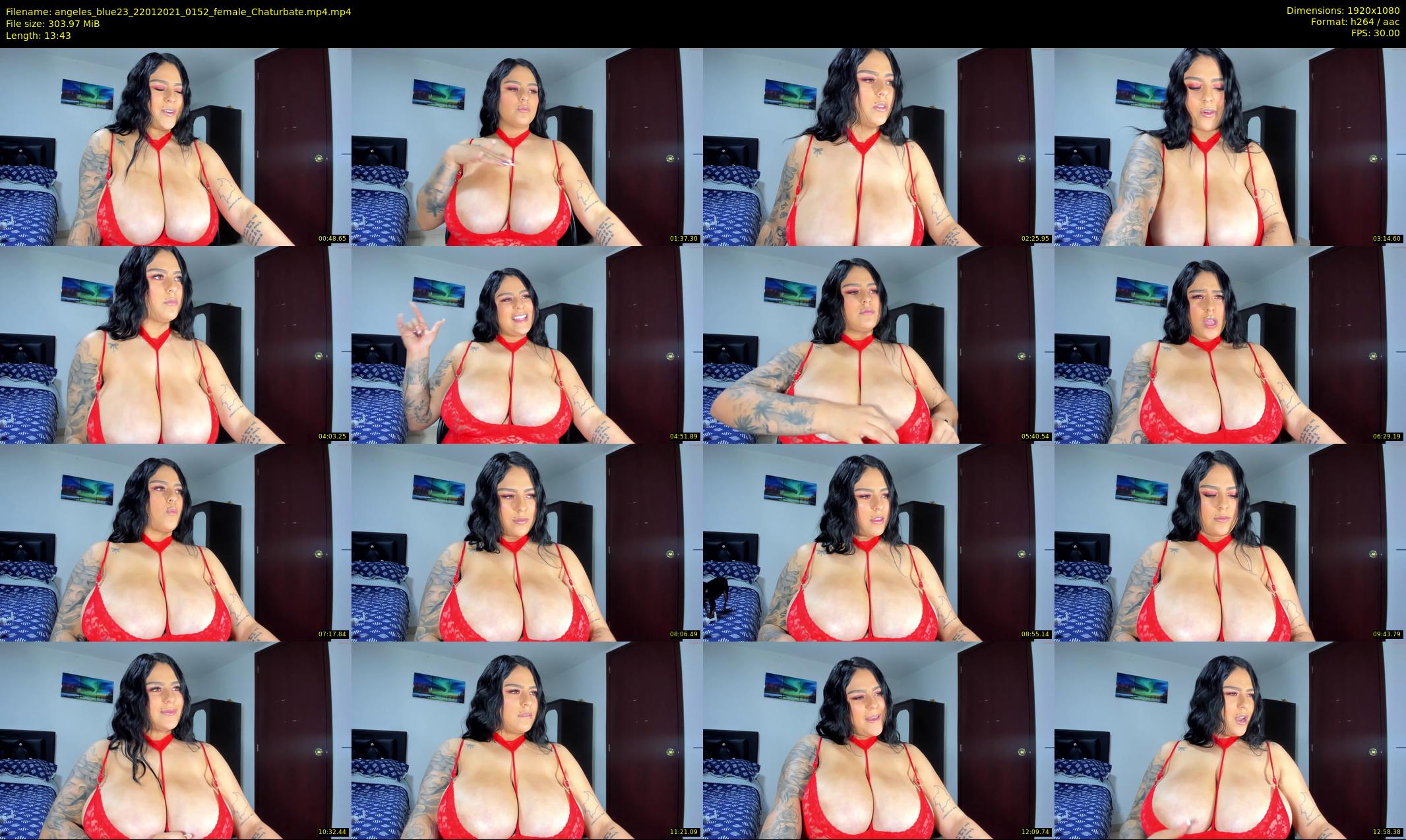 angeles_blue23 — 14 minute Chaturbate female cam show recording, 1080p, Jan 22, 2021
