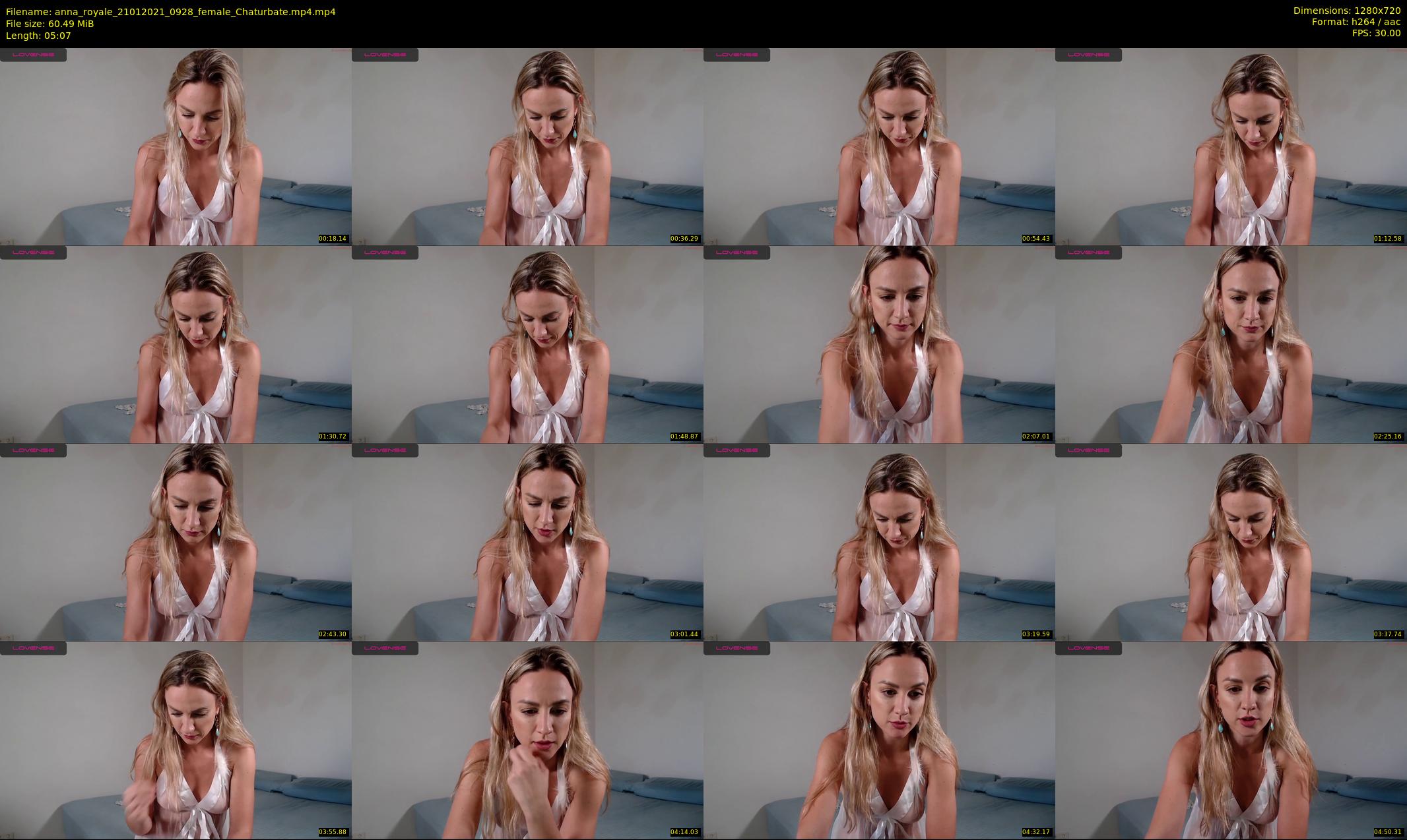 anna_royale — 6 minute Chaturbate female cam show recording, 720p, Jan 21, 2021