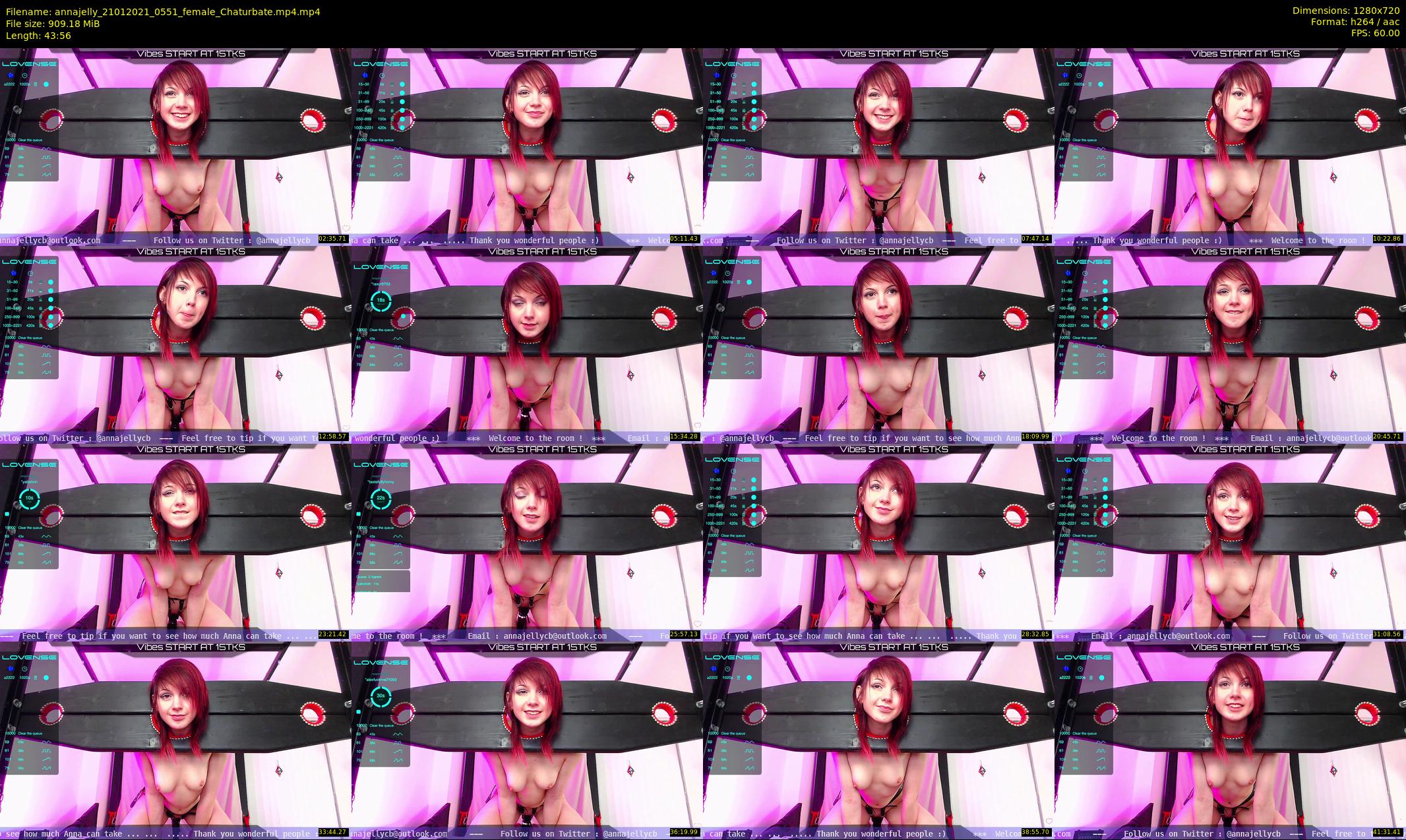 annajelly — 44 minute Chaturbate couple cam show recording, 720p, Jan 21, 2021