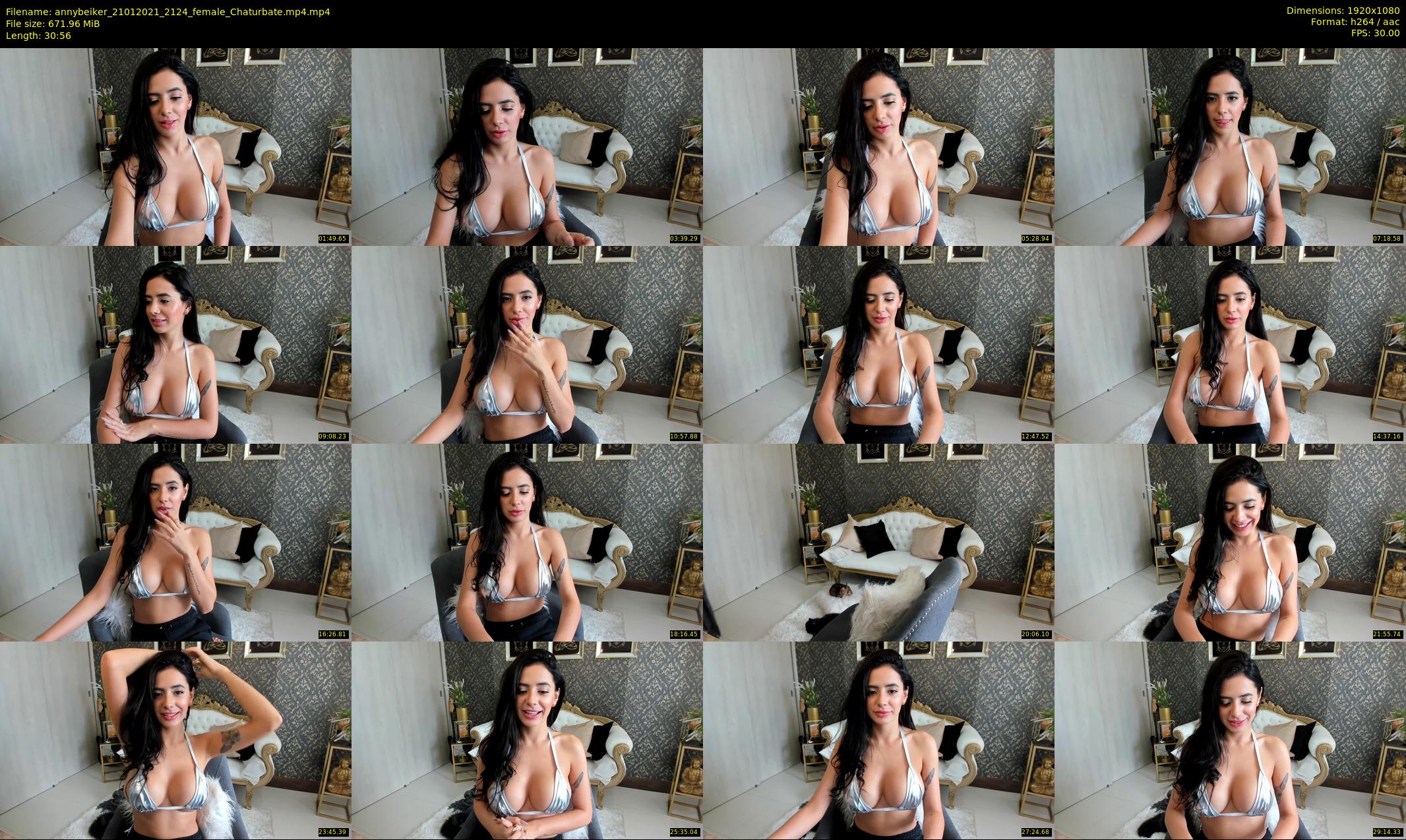 annybeiker — 31 minute Chaturbate female cam show recording, 1080p, Jan 21, 2021