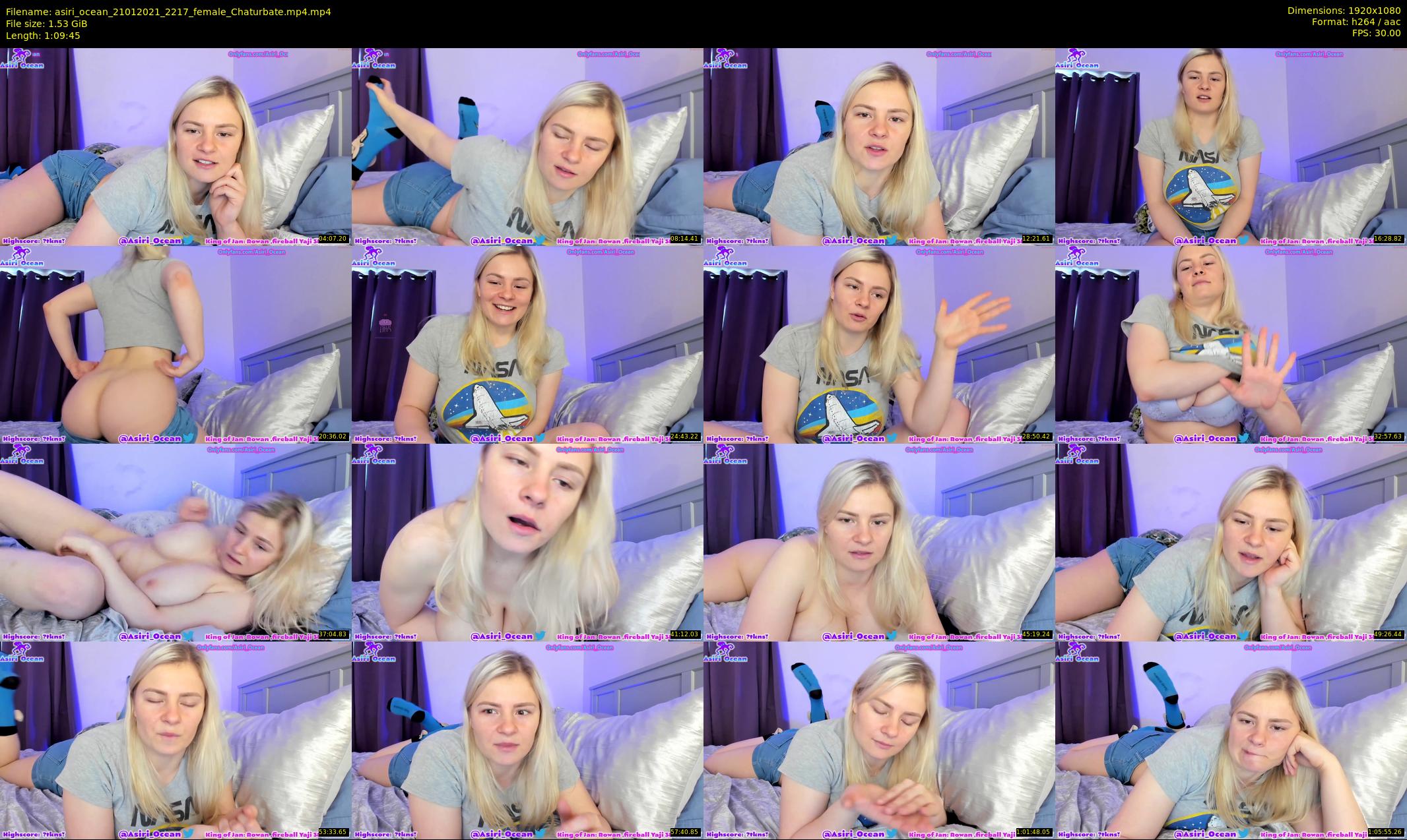 asiri_ocean — 70 minute Chaturbate female cam show recording, 1080p, Jan 21, 2021