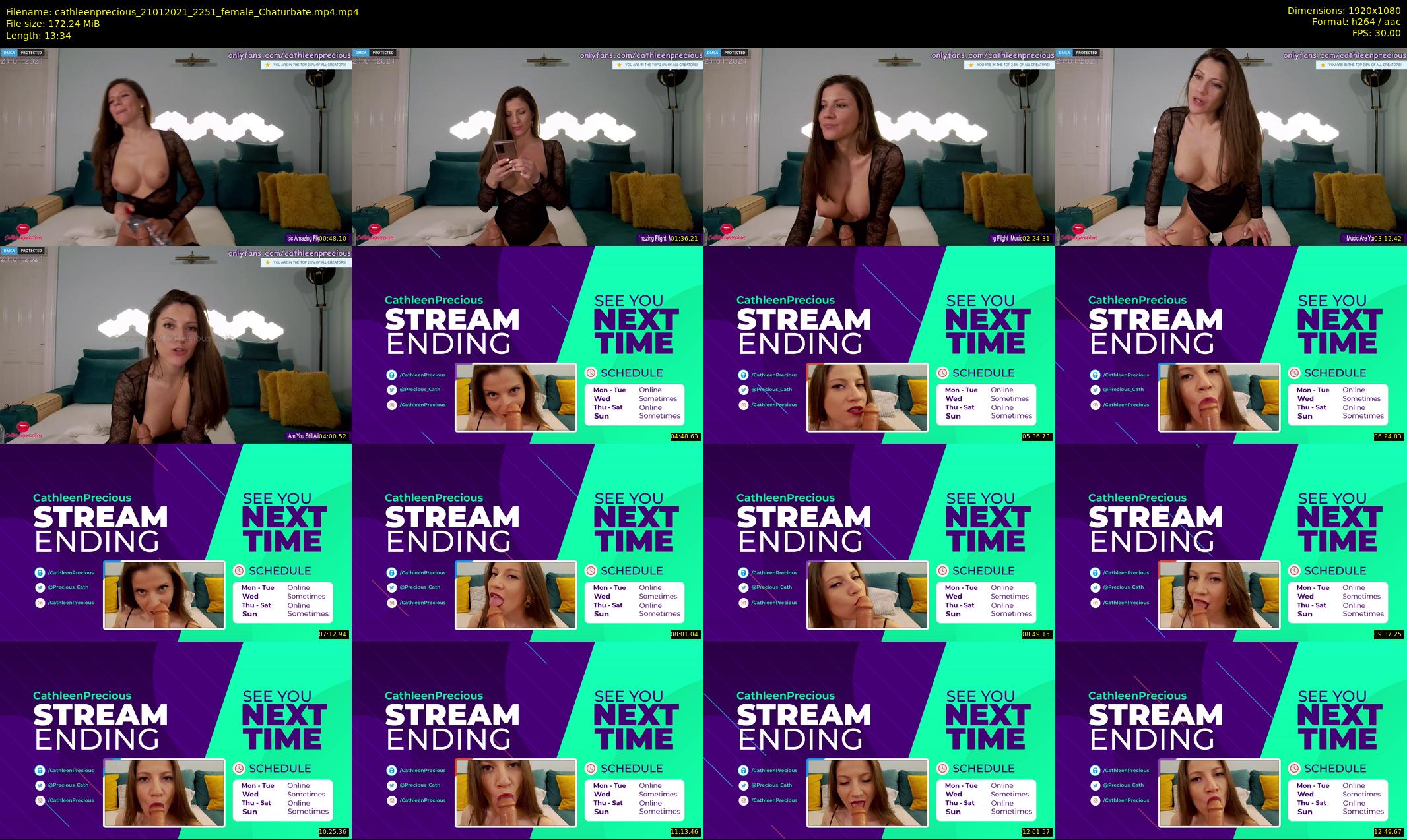 cathleenprecious — 14 minute Chaturbate female cam show recording, 1080p, Jan 21, 2021