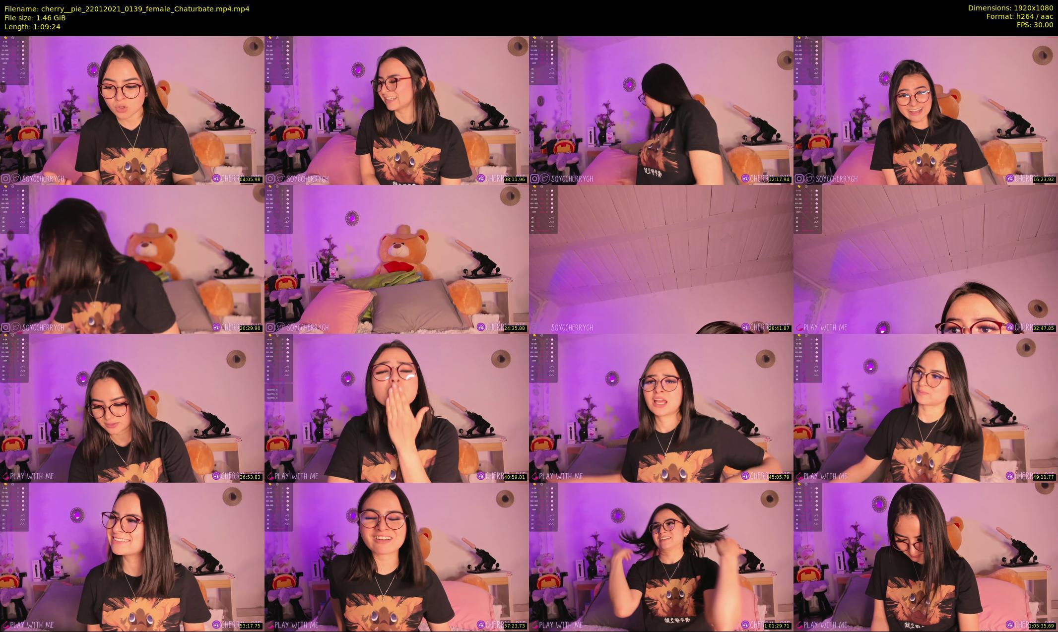 cherry__pie — 70 minute Chaturbate female cam show recording, 1080p, Jan 22, 2021
