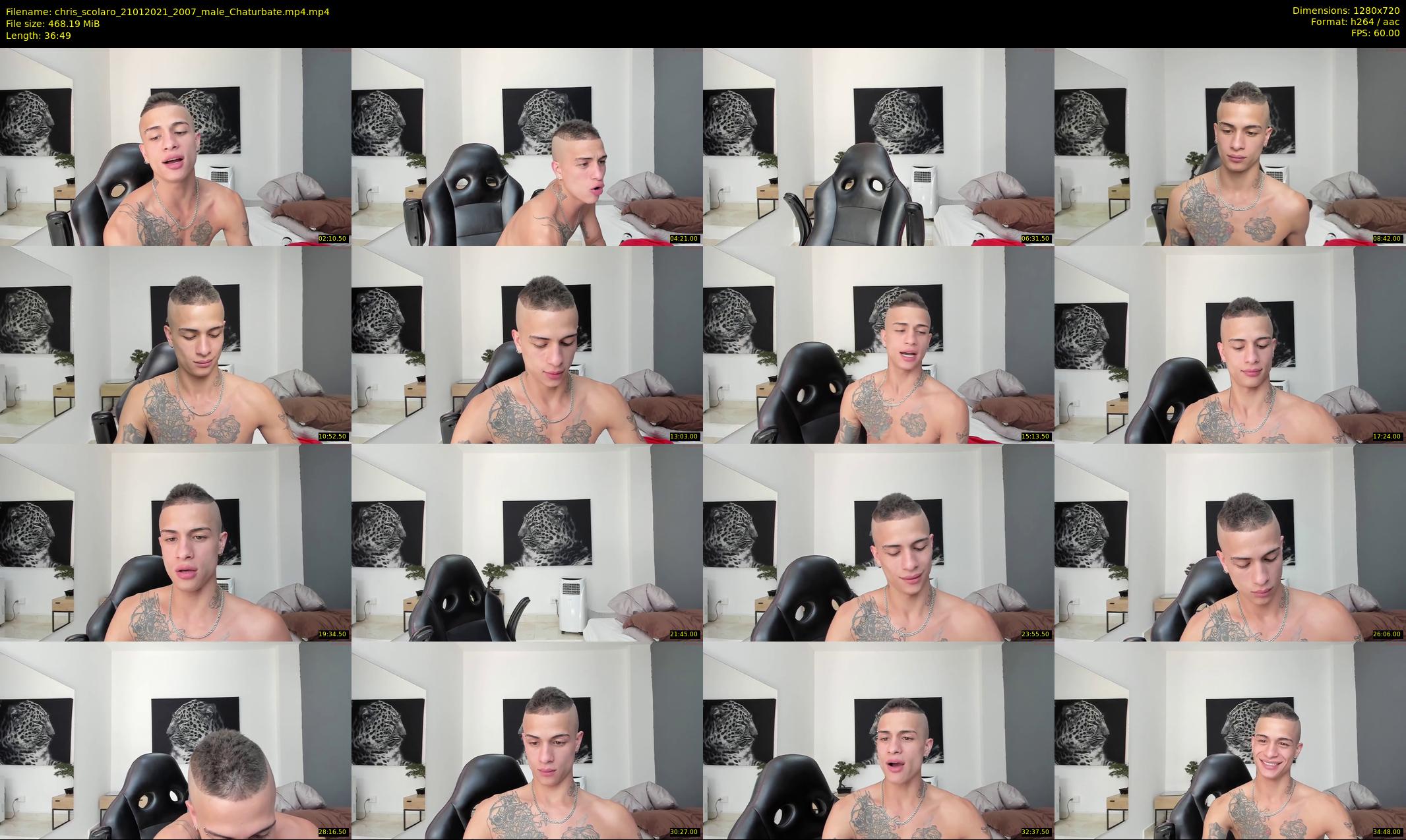 chris_scolaro — 37 minute Chaturbate male cam show recording, 720p, Jan 21, 2021