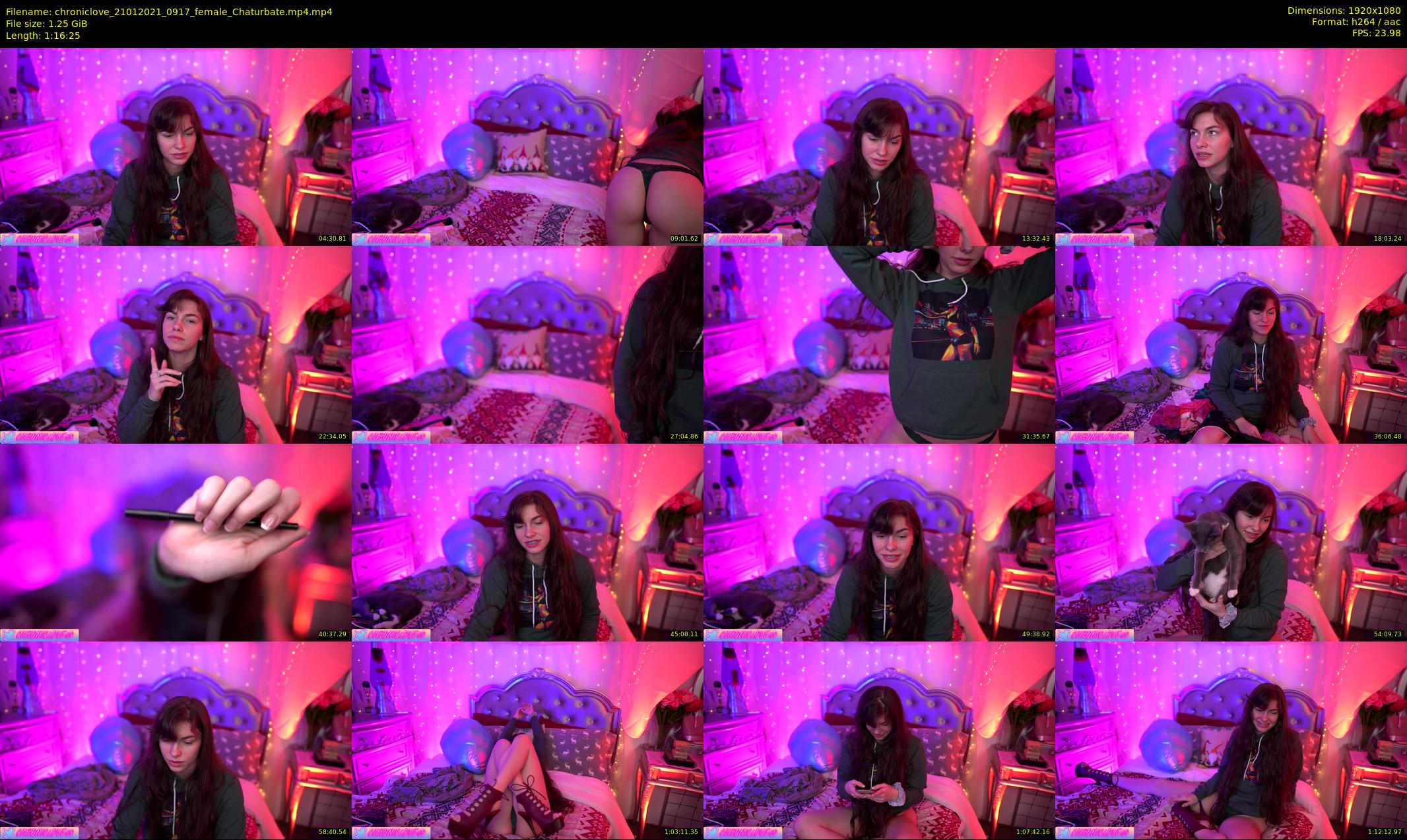 chroniclove — 77 minute Chaturbate female cam show recording, 1080p, Jan 21, 2021