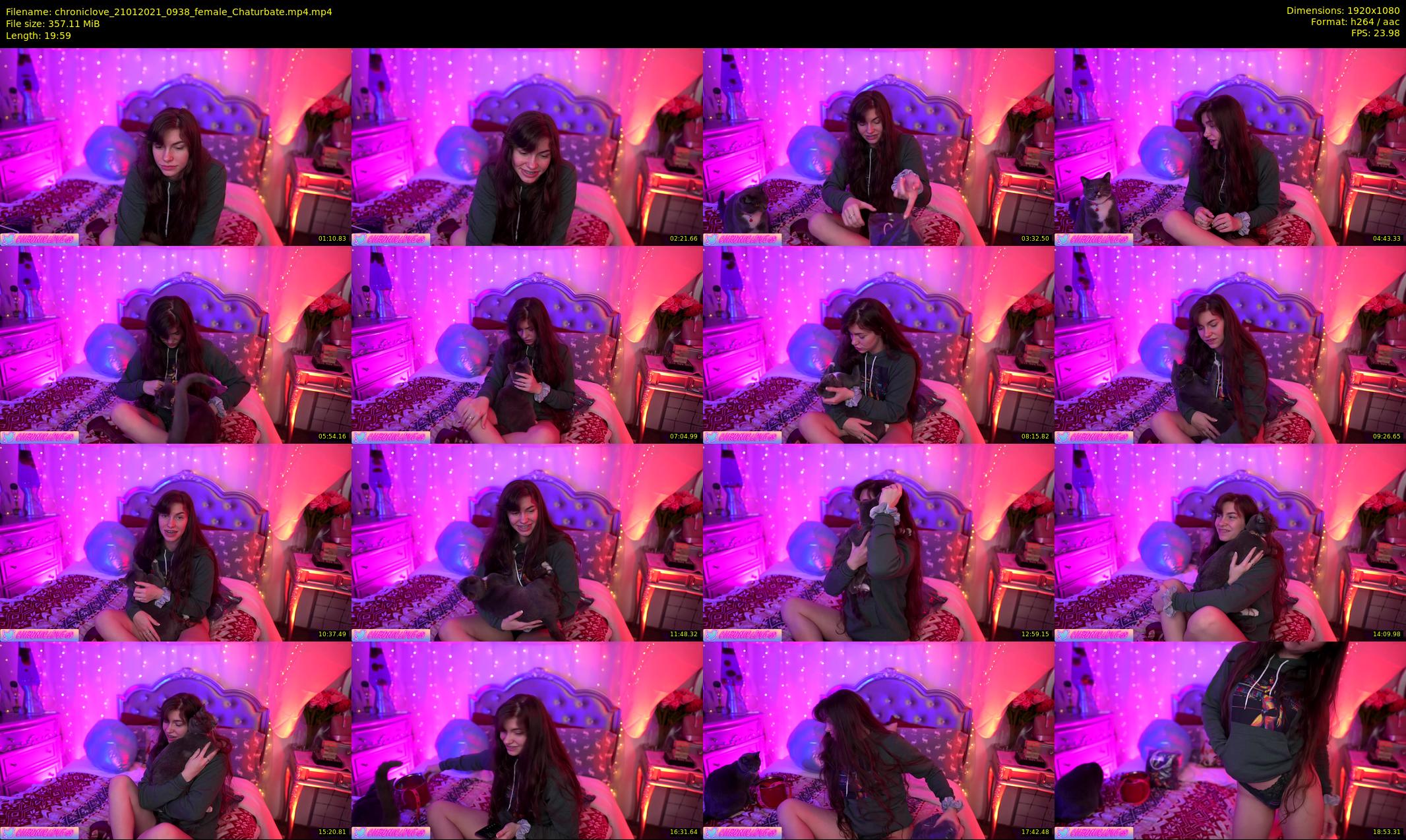 chroniclove — 20 minute Chaturbate female cam show recording, 1080p, Jan 21, 2021