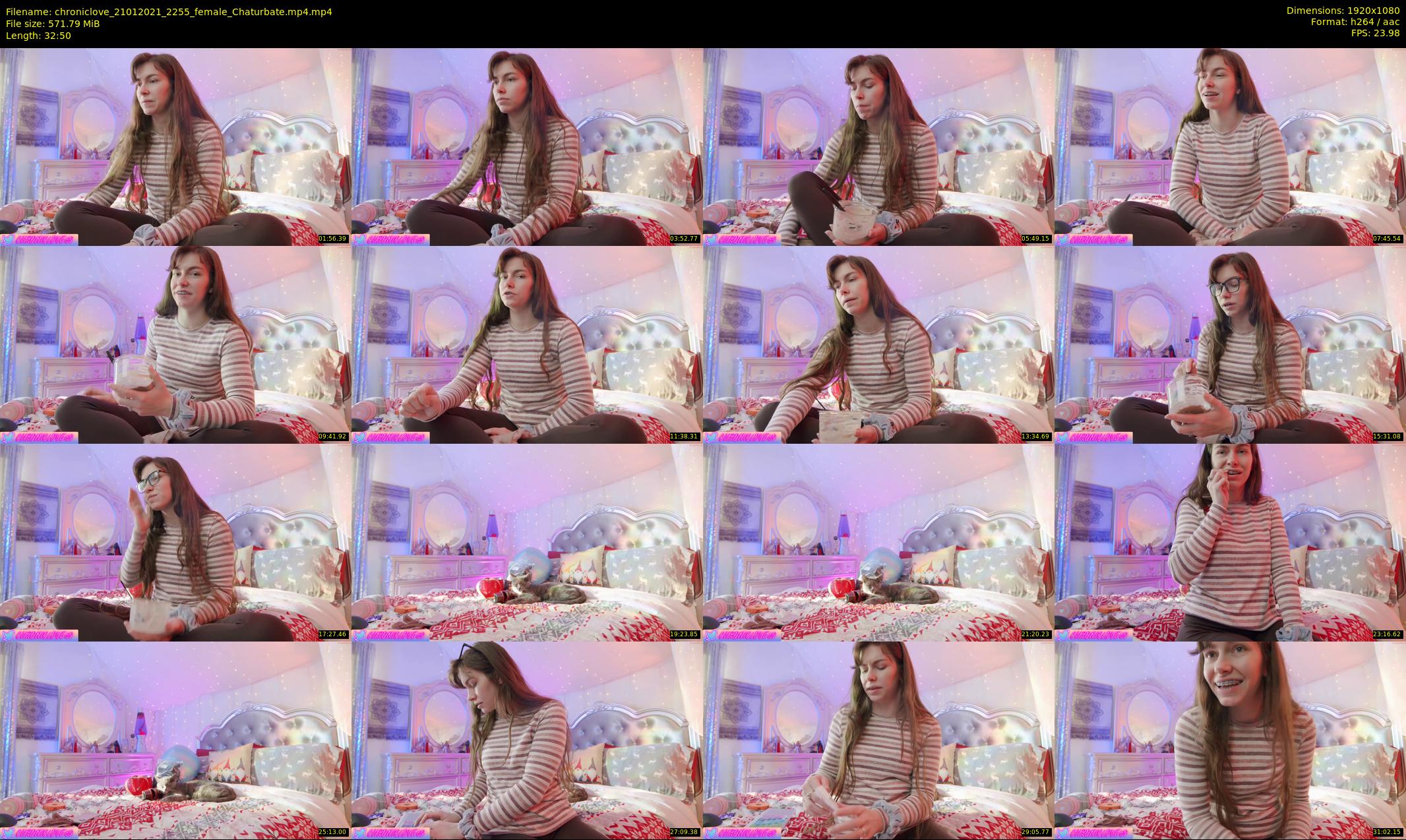 chroniclove — 33 minute Chaturbate female cam show recording, 1080p, Jan 21, 2021