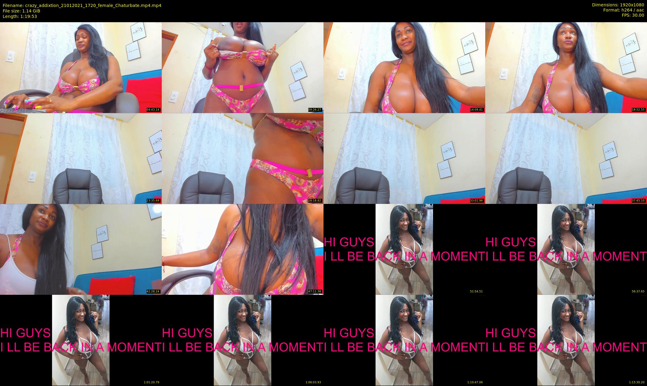 crazy_addixtion — 80 minute Chaturbate female cam show recording, 1080p, Jan 21, 2021