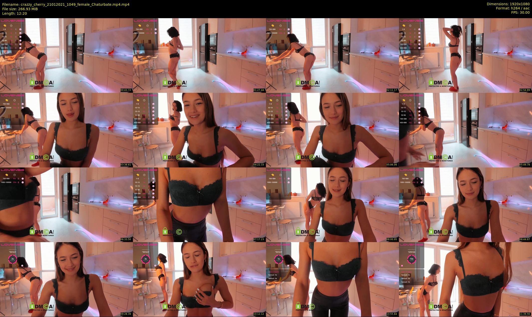 crazzy_cherry — 13 minute Chaturbate female cam show recording, 1080p, Jan 21, 2021