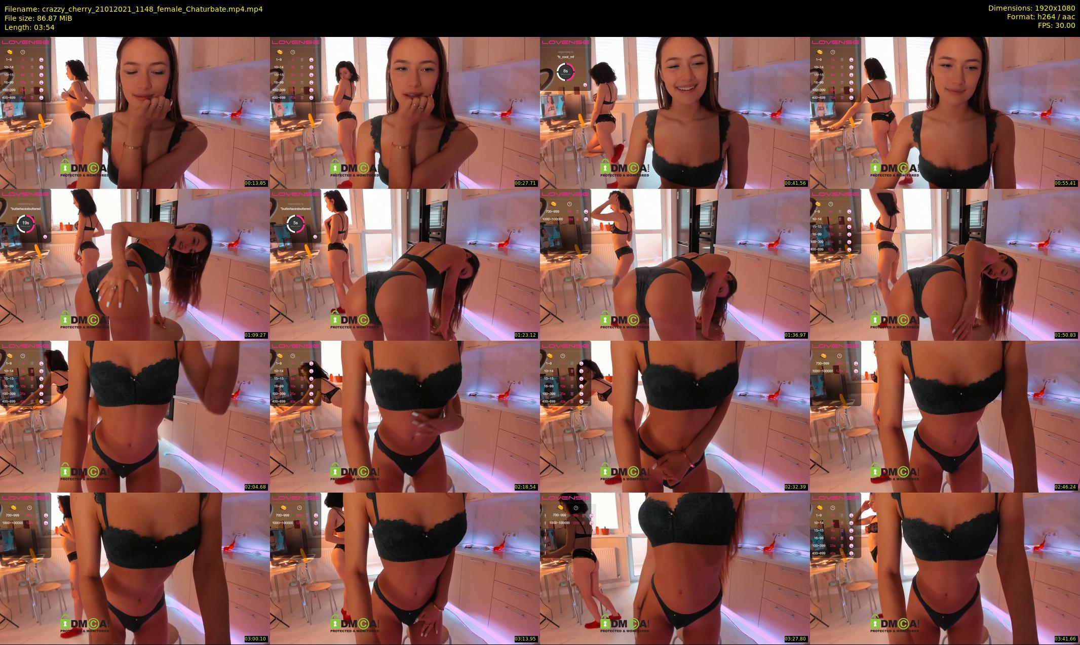 crazzy_cherry — 4 minute Chaturbate female cam show recording, 1080p, Jan 21, 2021