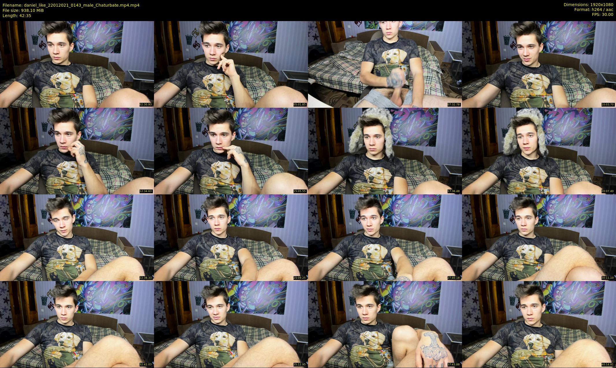 daniel_like — 43 minute Chaturbate male cam show recording, 1080p, Jan 22, 2021