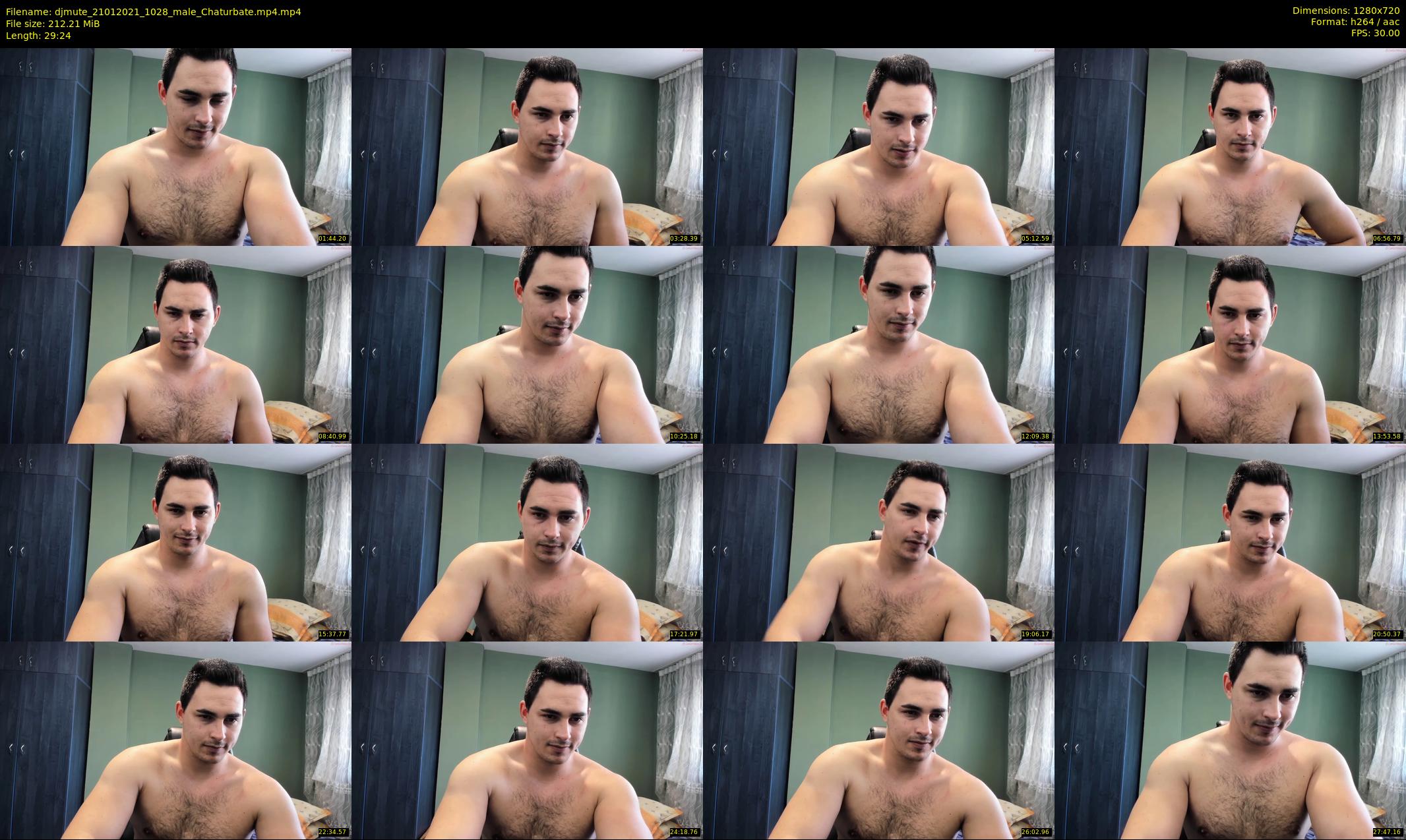 djmute — 30 minute Chaturbate male cam show recording, 720p, Jan 21, 2021