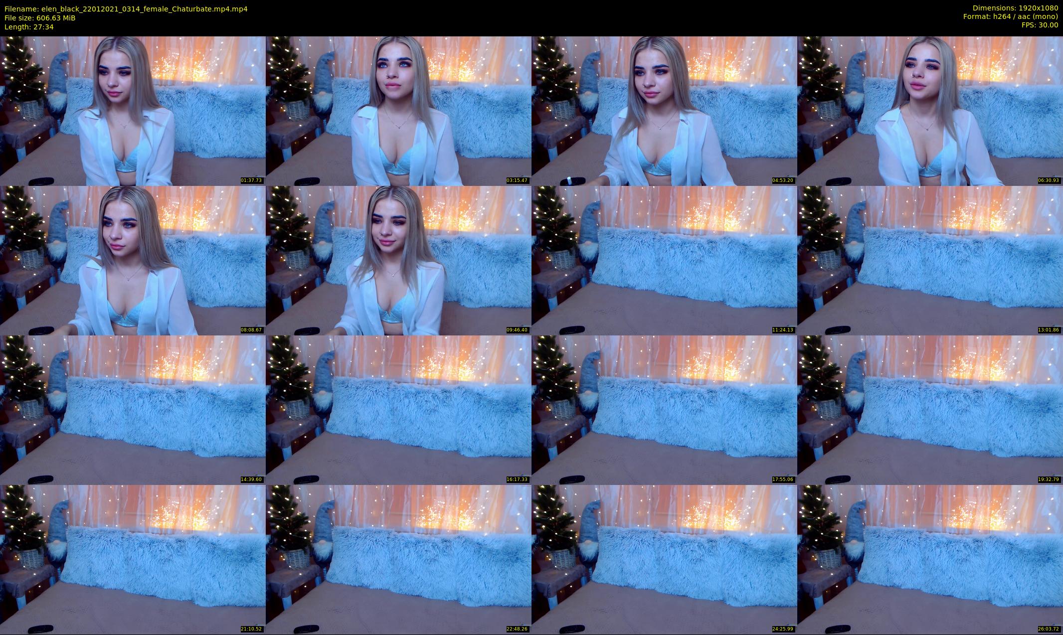 elen_black — 28 minute Chaturbate female cam show recording, 1080p, Jan 22, 2021
