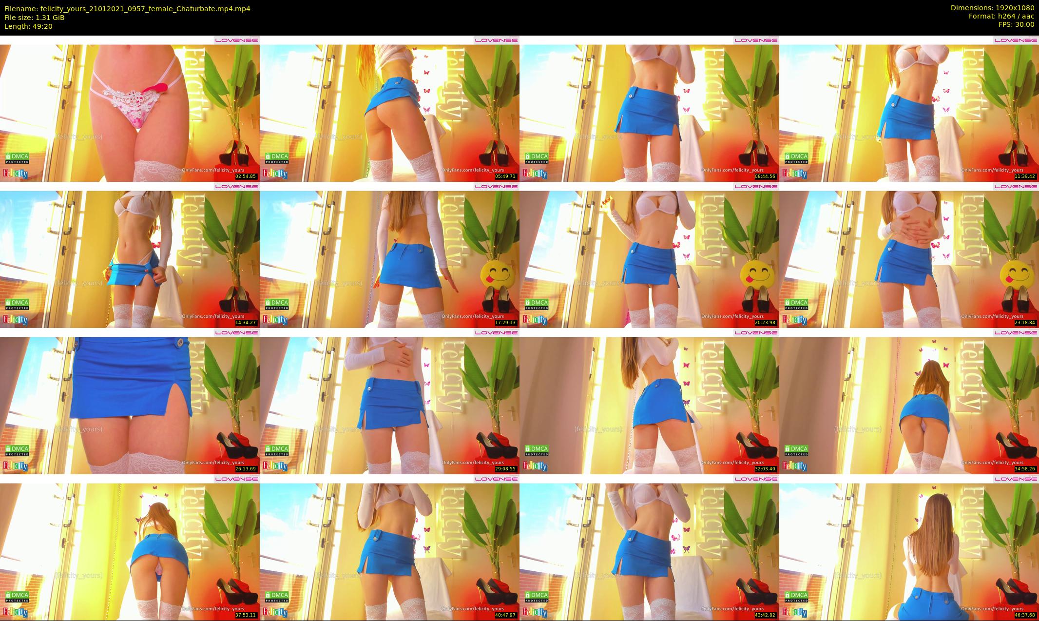 felicity_yours — 50 minute Chaturbate female cam show recording, 1080p, Jan 21, 2021