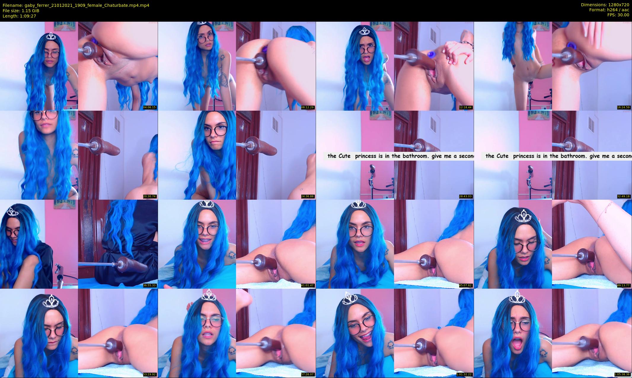 gaby_ferrer — 70 minute Chaturbate female cam show recording, 720p, Jan 21, 2021