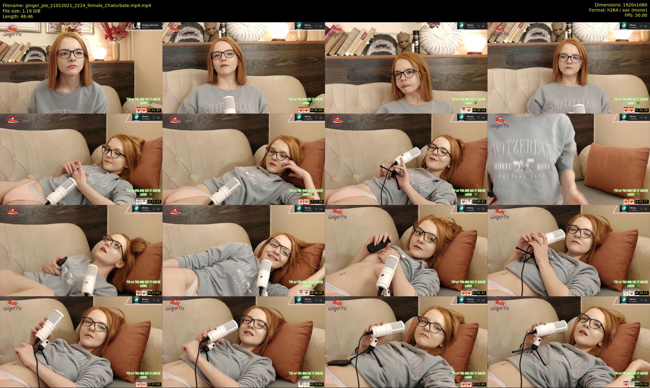 ginger_pie — 49 minute Chaturbate female cam show recording, 1080p, Jan 21, 2021