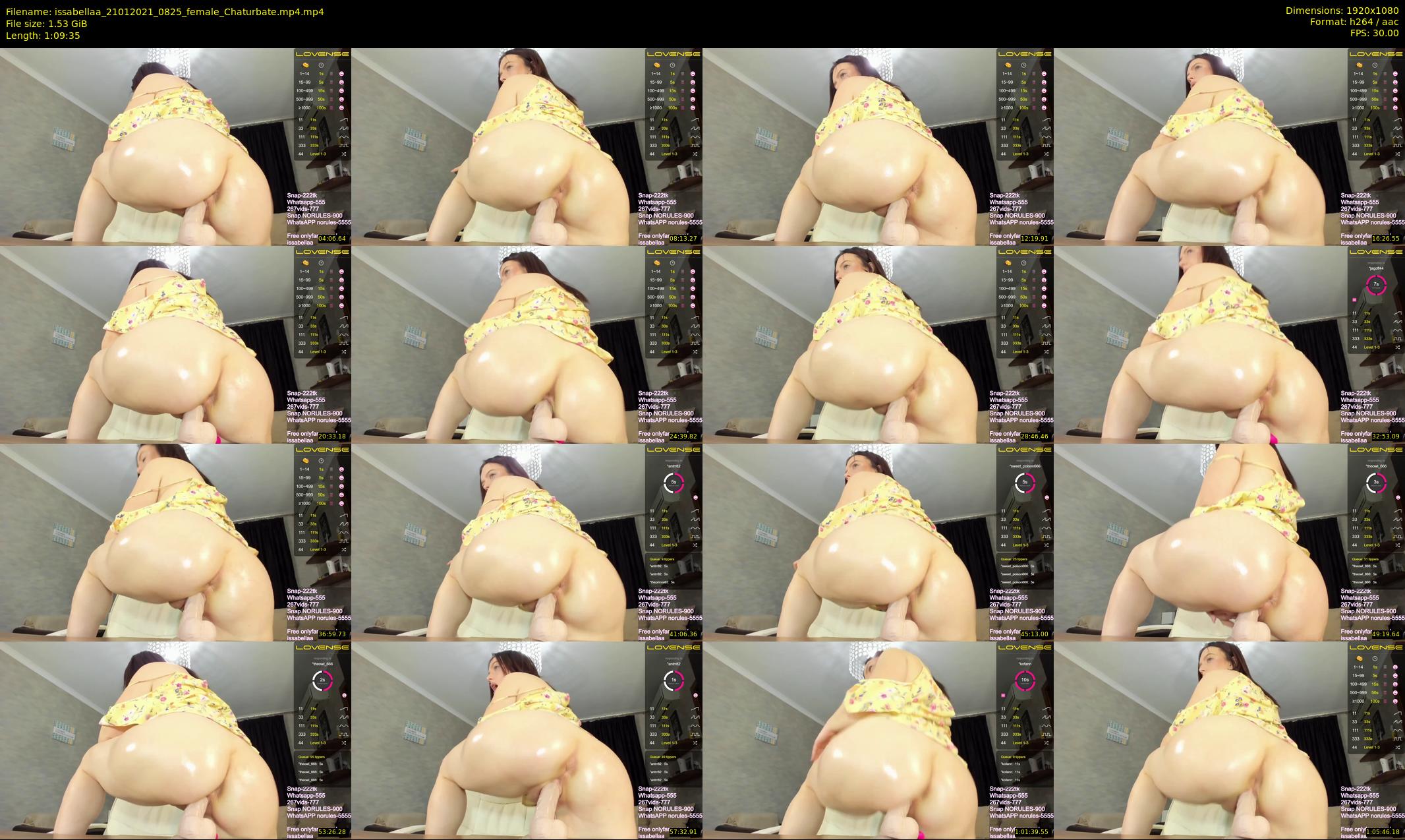 issabellaa — 70 minute Chaturbate female cam show recording, 1080p, Jan 21, 2021