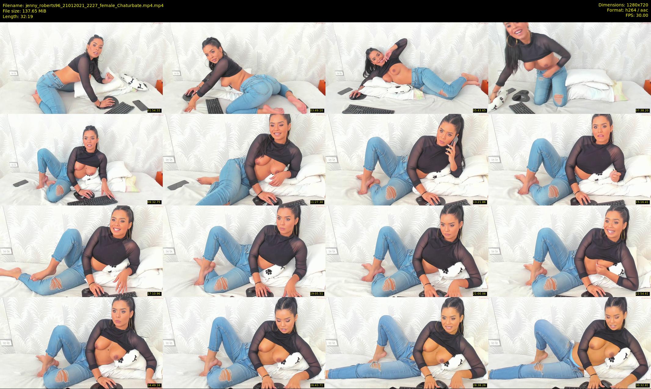 jenny_roberts96 — 33 minute Chaturbate female cam show recording, 720p, Jan 21, 2021