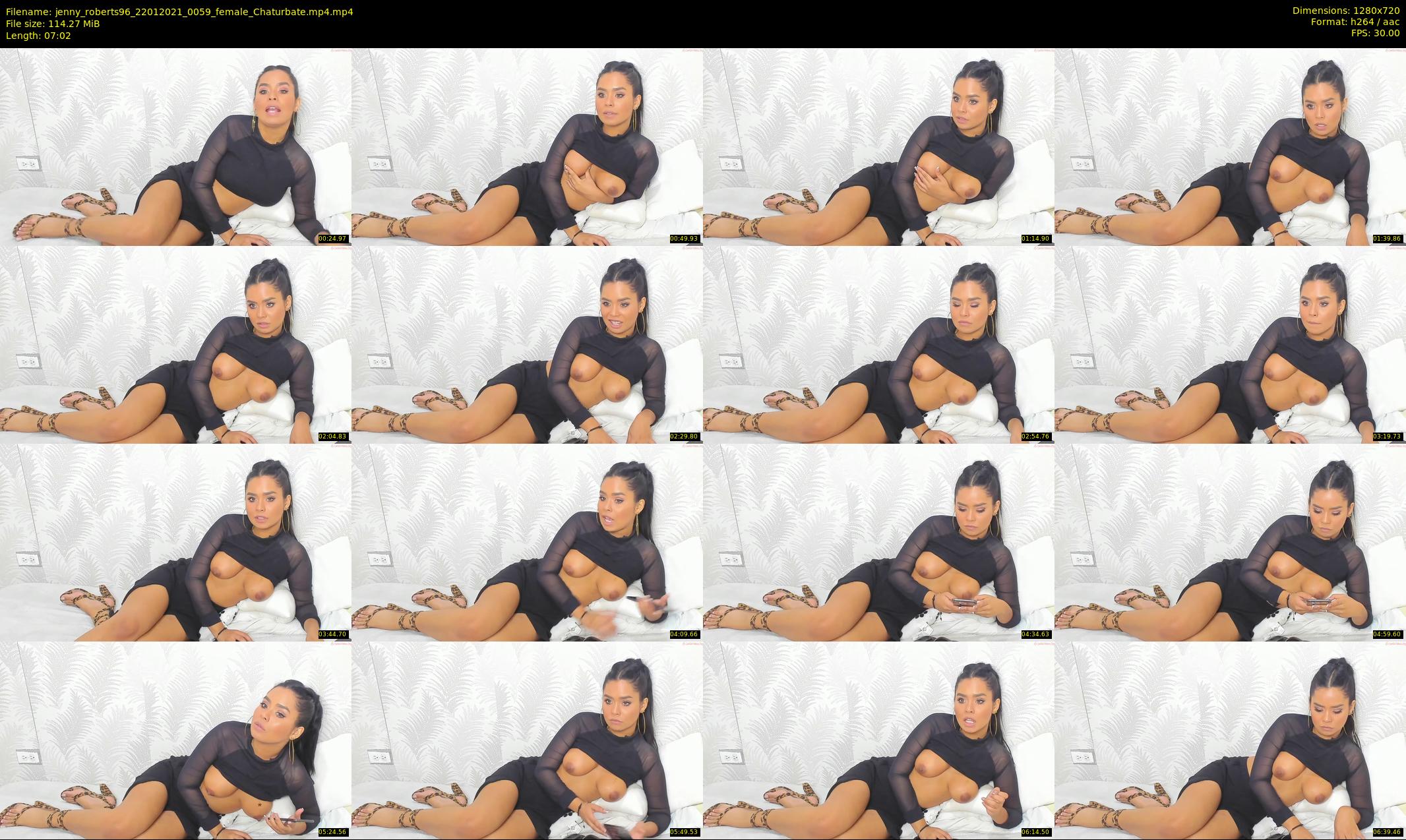 jenny_roberts96 — 8 minute Chaturbate female cam show recording, 720p, Jan 22, 2021