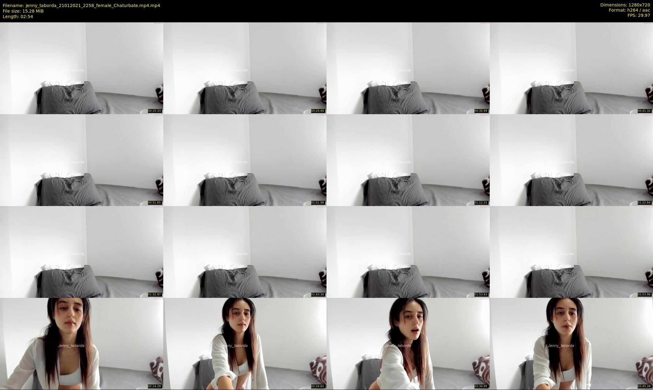 jenny_taborda — 3 minute Chaturbate female cam show recording, 720p, Jan 21, 2021