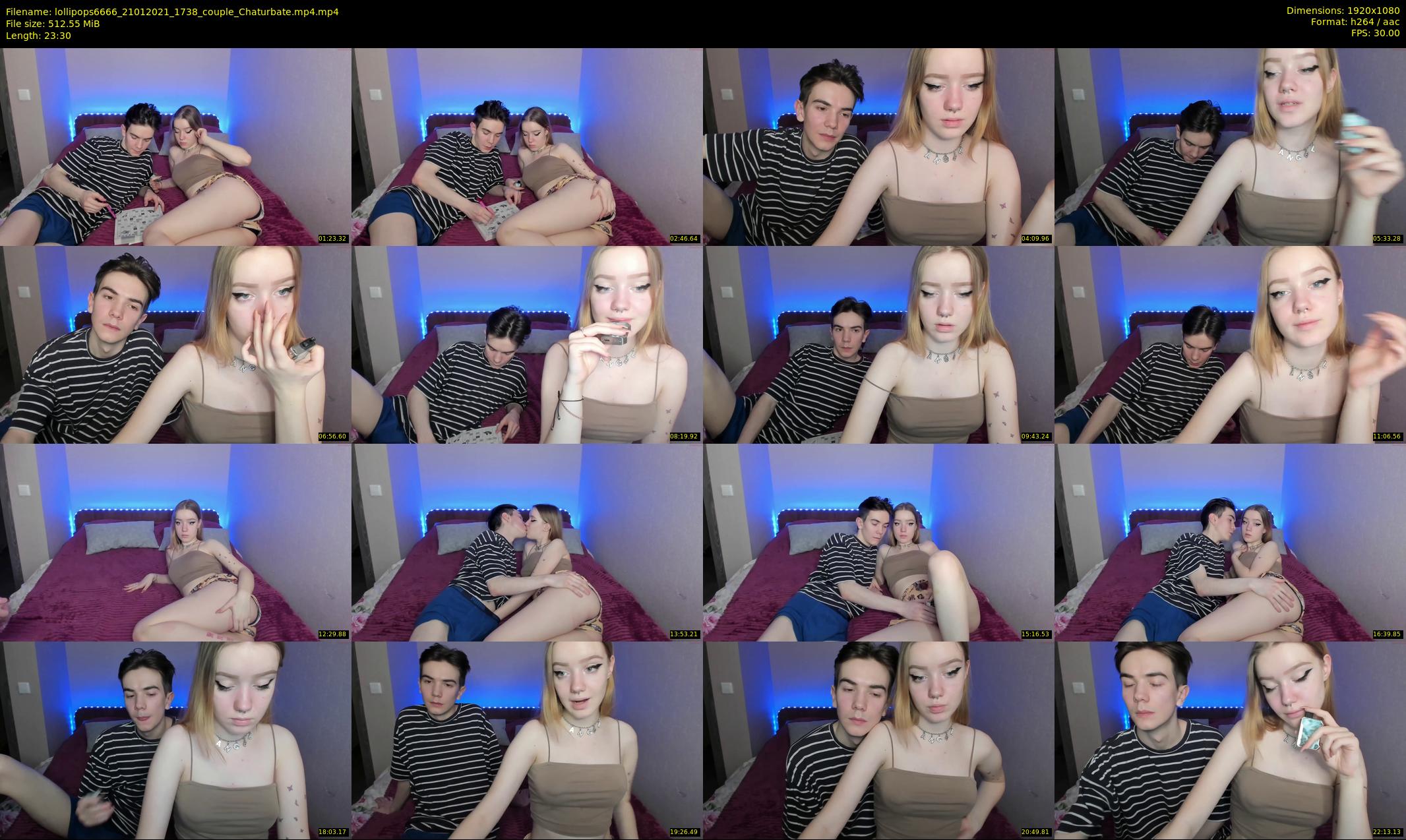 lollipops6666 — 24 minute Chaturbate couple cam show recording, 1080p, Jan 21, 2021