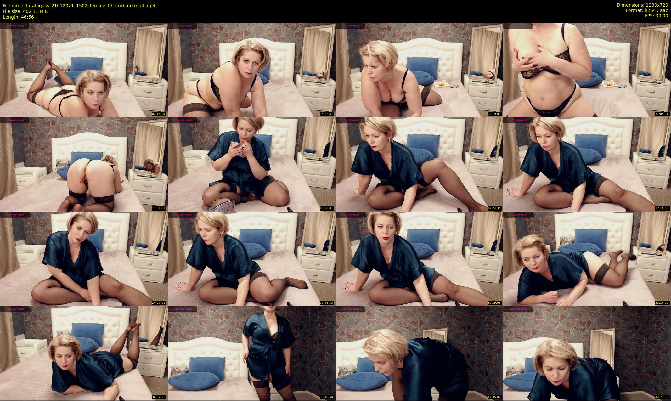 lorabigass — 47 minute Chaturbate female cam show recording, 720p, Jan 21, 2021