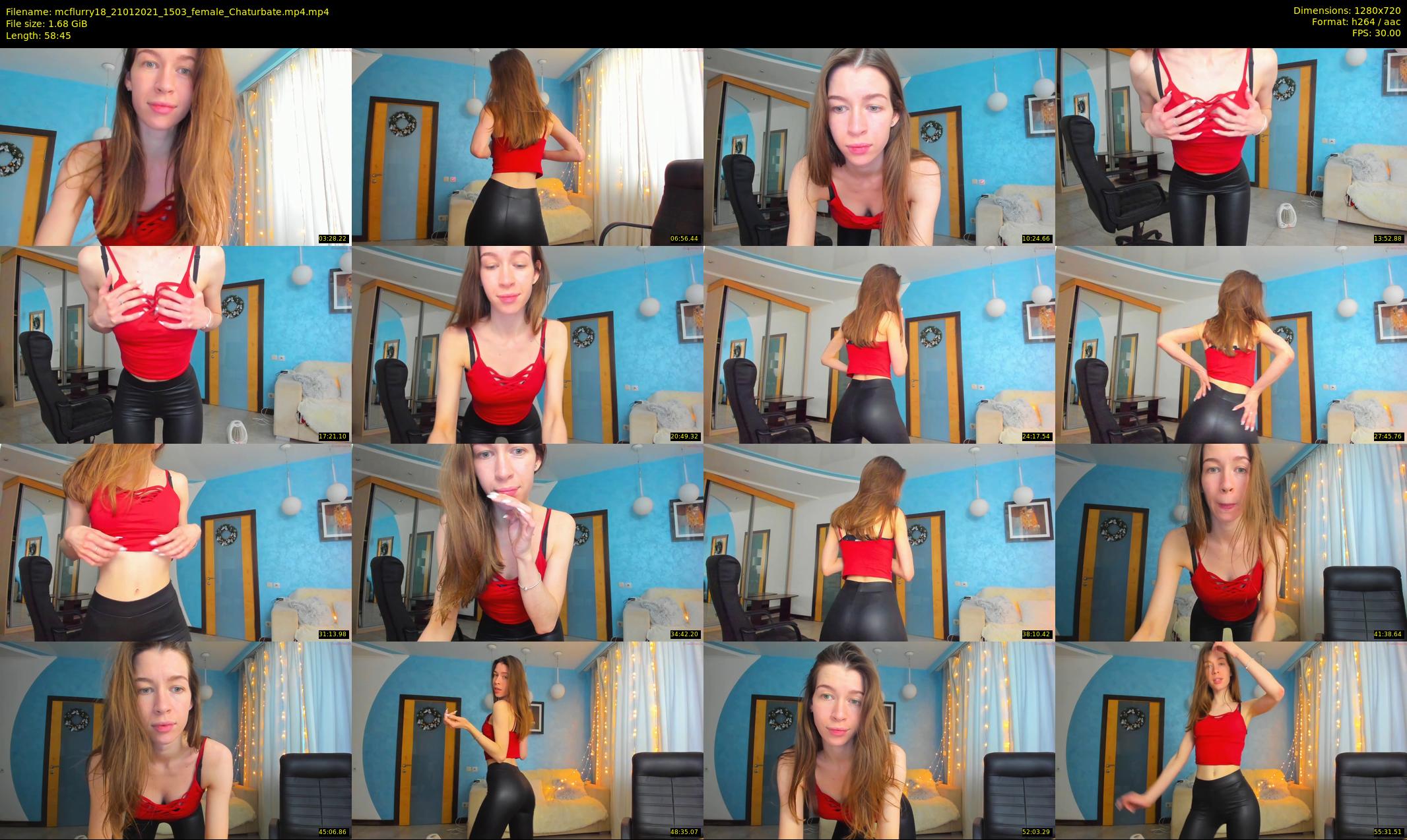 mcflurry18 — 59 minute Chaturbate female cam show recording, 720p, Jan 21, 2021