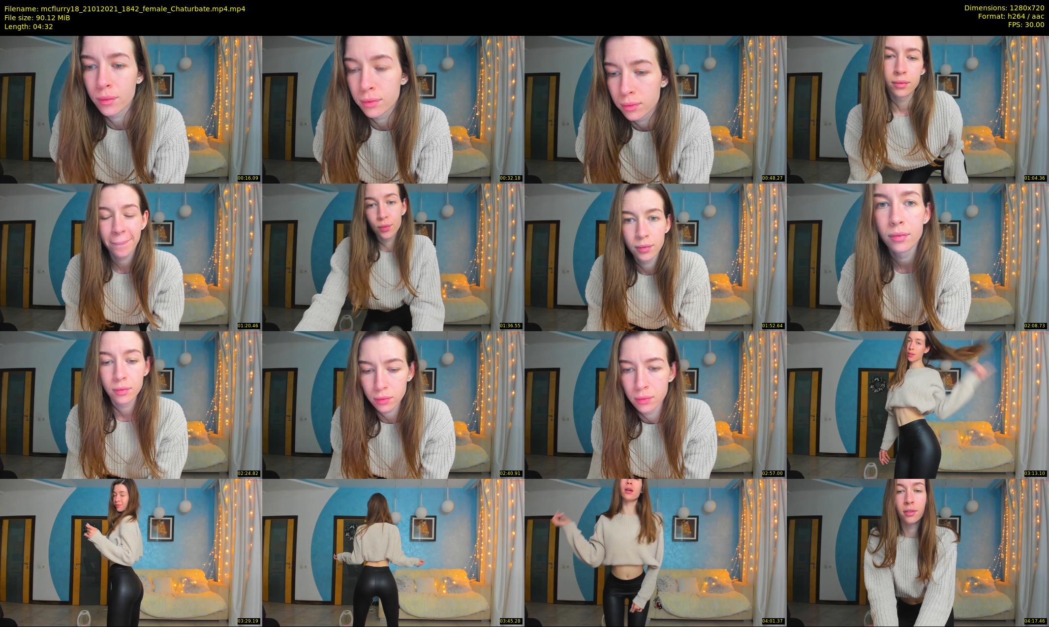 mcflurry18 — 5 minute Chaturbate female cam show recording, 720p, Jan 21, 2021