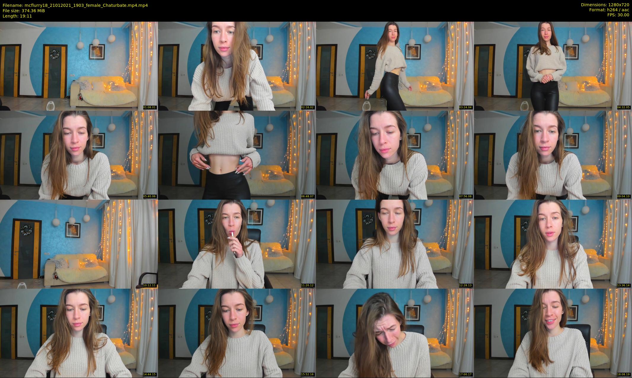 mcflurry18 — 20 minute Chaturbate female cam show recording, 720p, Jan 21, 2021
