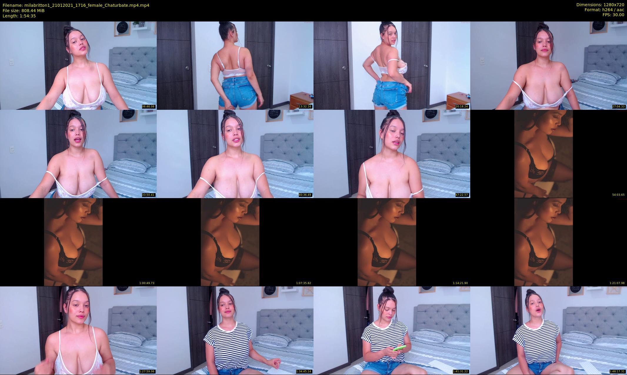 milabritton1 — 115 minute Chaturbate female cam show recording, 720p, Jan 21, 2021