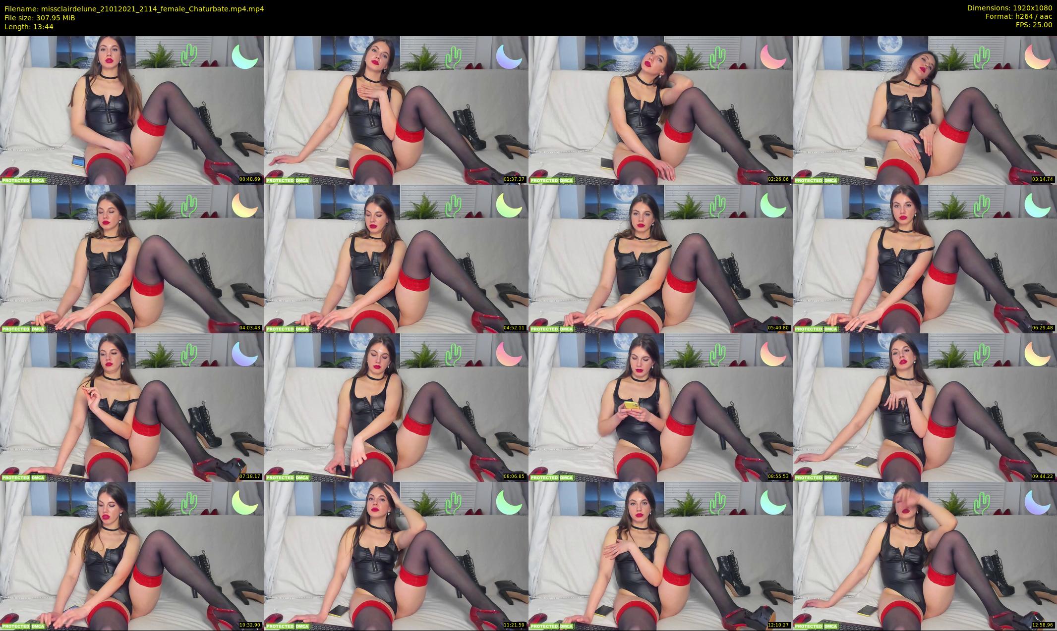 missclairdelune — 14 minute Chaturbate female cam show recording, 1080p, Jan 21, 2021