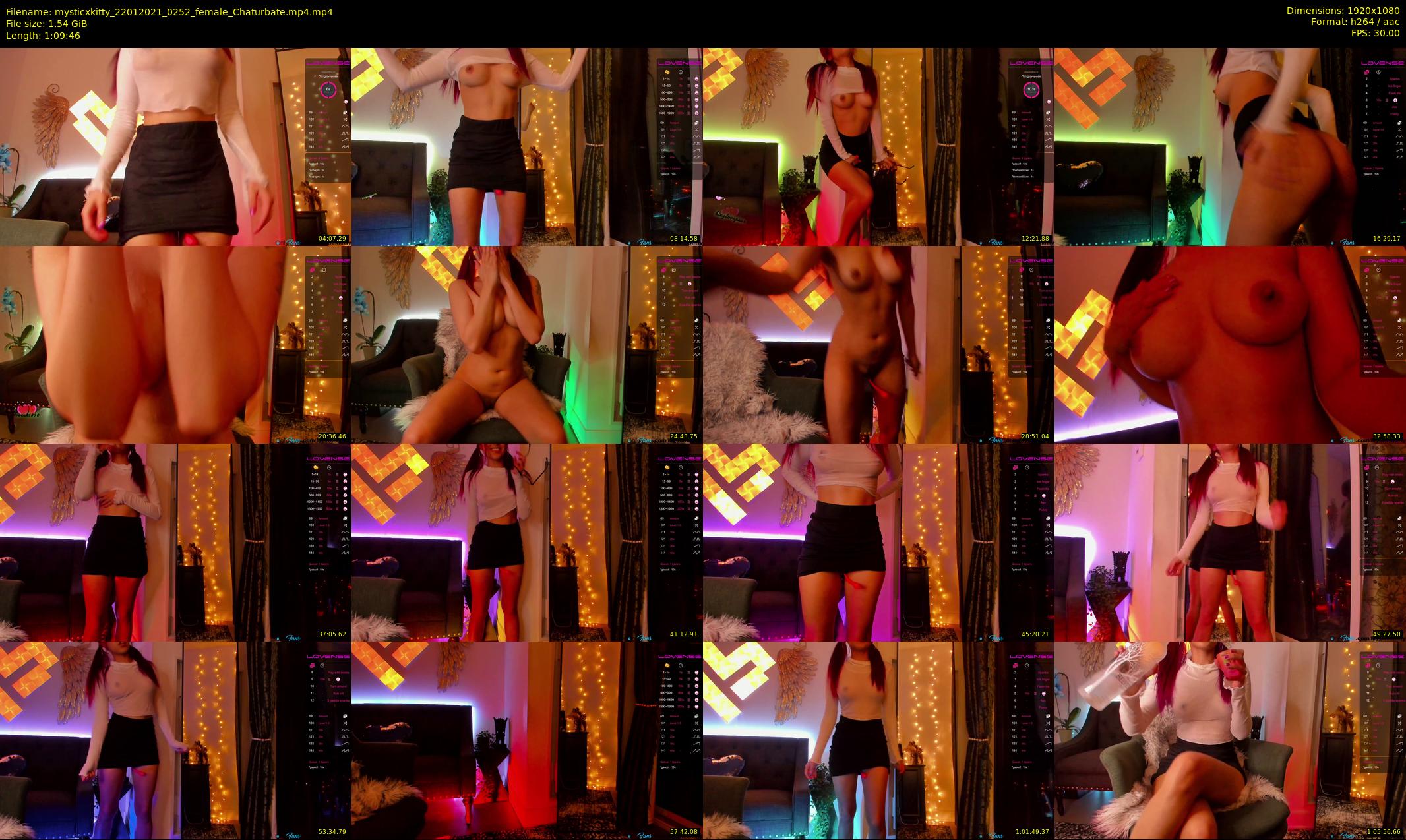 mysticxkitty — 70 minute Chaturbate female cam show recording, 1080p, Jan 22, 2021