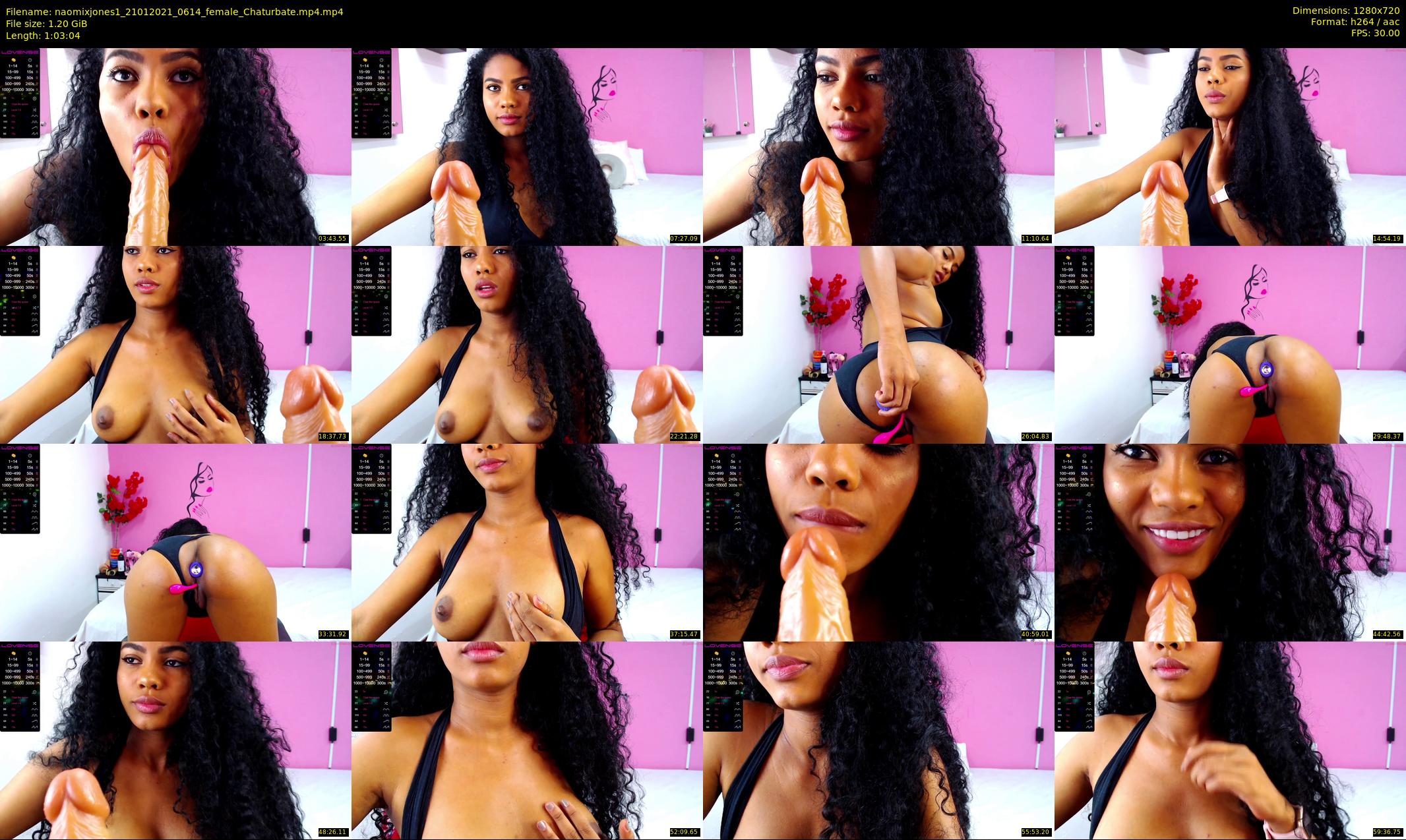 naomixjones1 — 64 minute Chaturbate female cam show recording, 720p, Jan 21, 2021