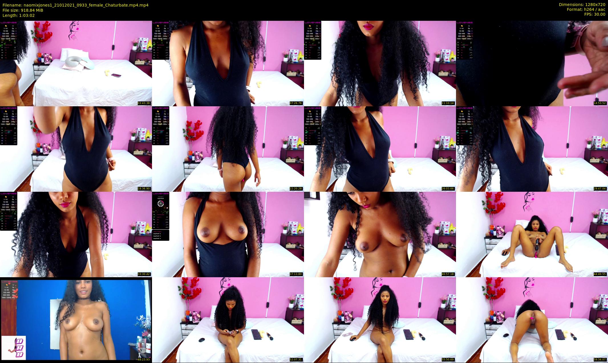 naomixjones1 — 64 minute Chaturbate female cam show recording, 720p, Jan 21, 2021