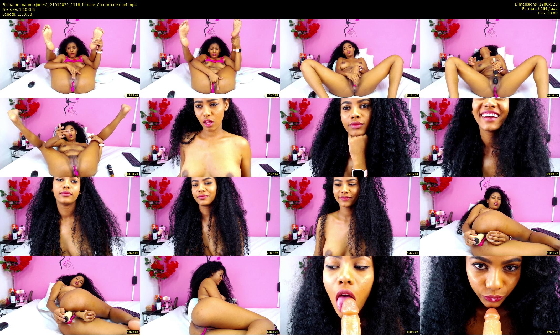 naomixjones1 — 64 minute Chaturbate female cam show recording, 720p, Jan 21, 2021