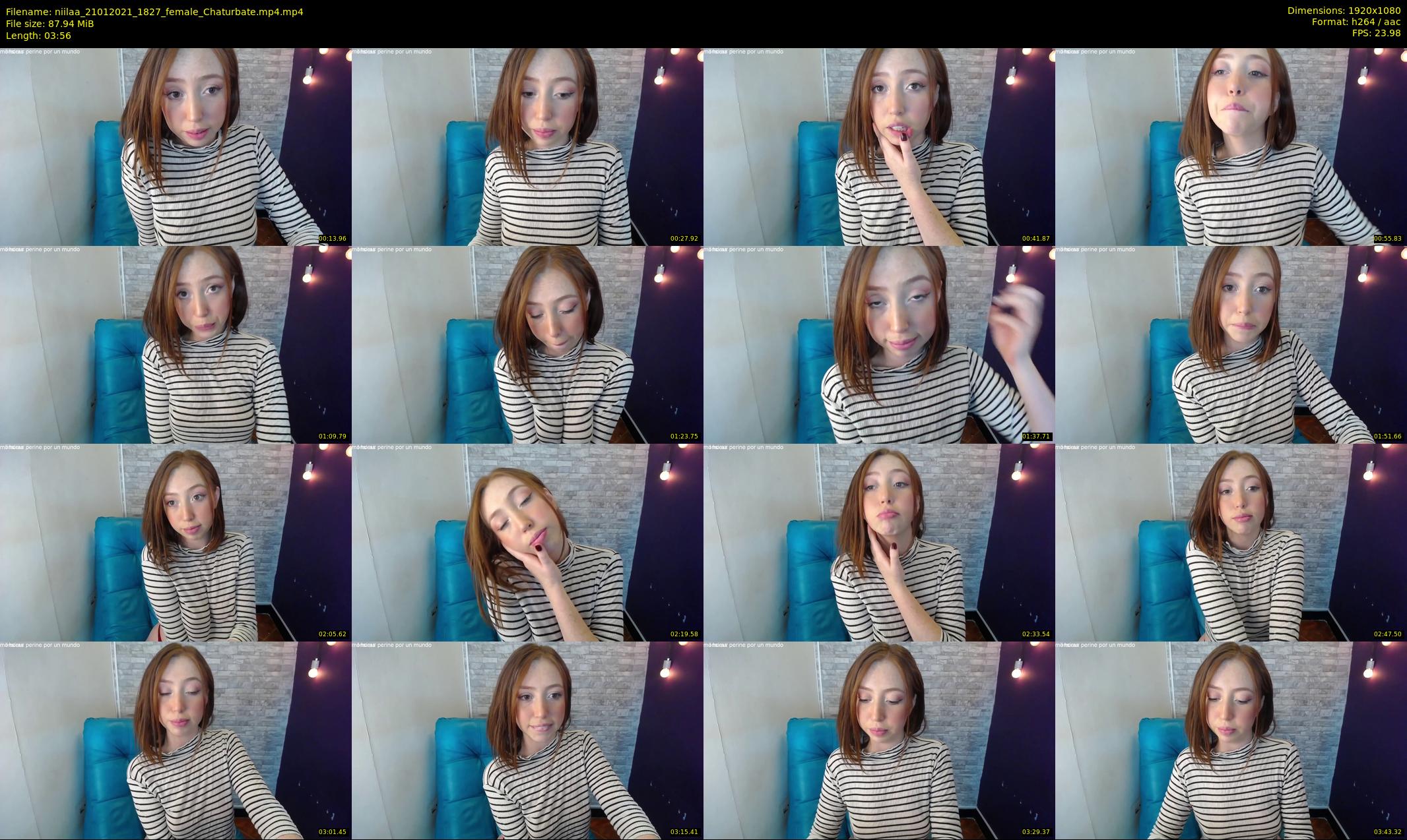 niilaa — 4 minute Chaturbate female cam show recording, 1080p, Jan 21, 2021