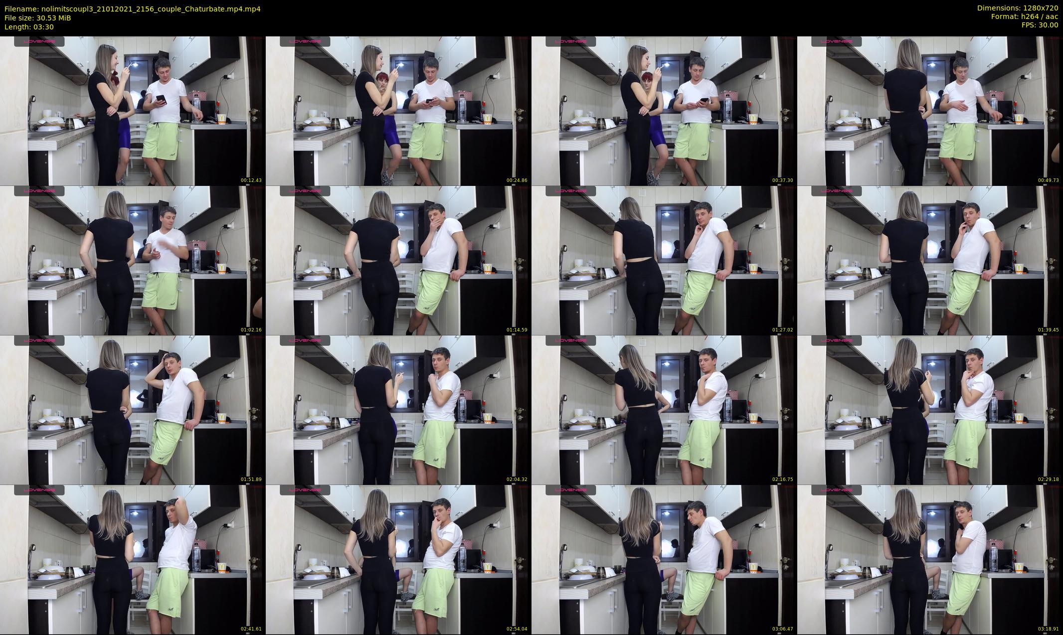 nolimitscoupl3 — 4 minute Chaturbate couple cam show recording, 720p, Jan 21, 2021