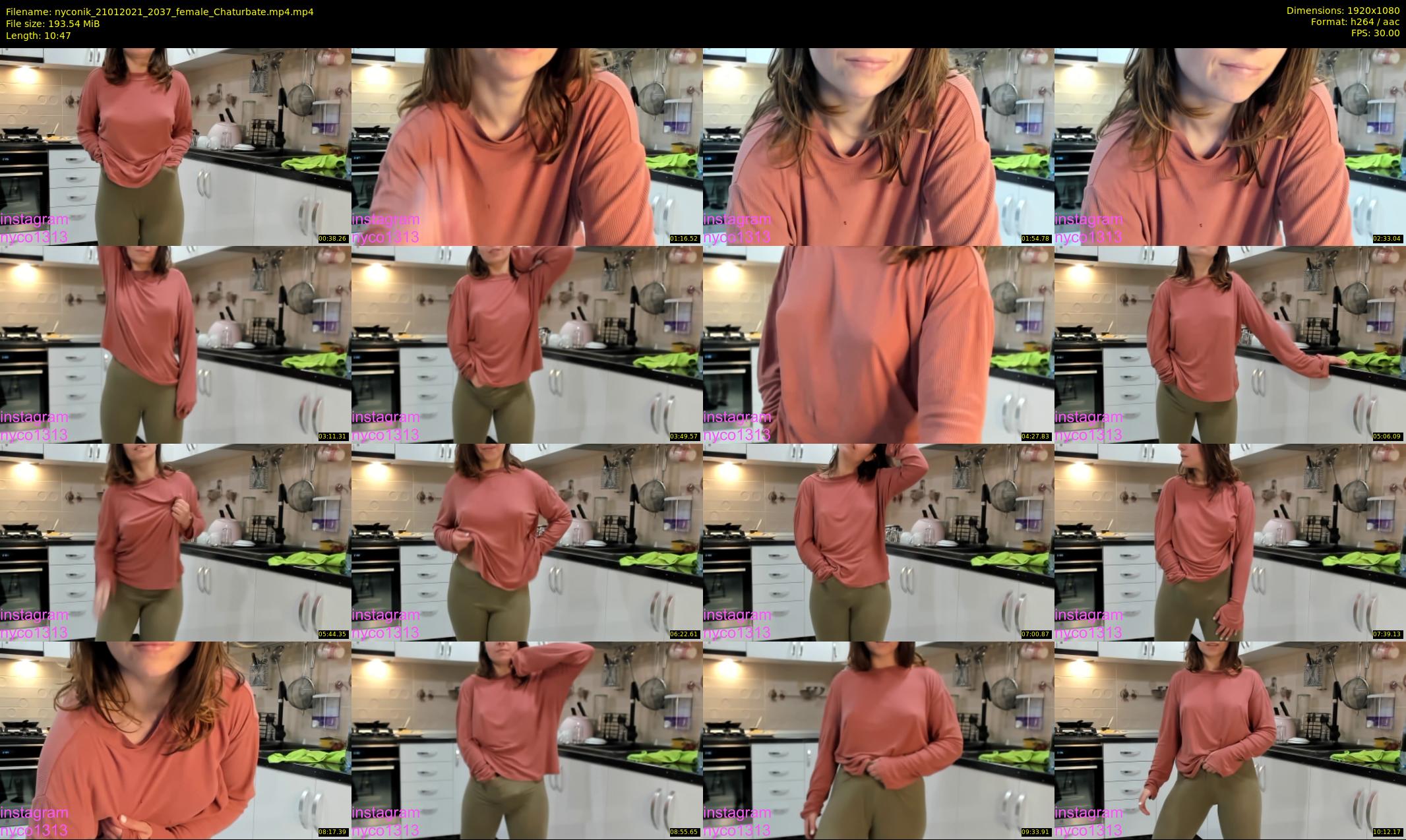 nyconik — 11 minute Chaturbate female cam show recording, 1080p, Jan 21, 2021