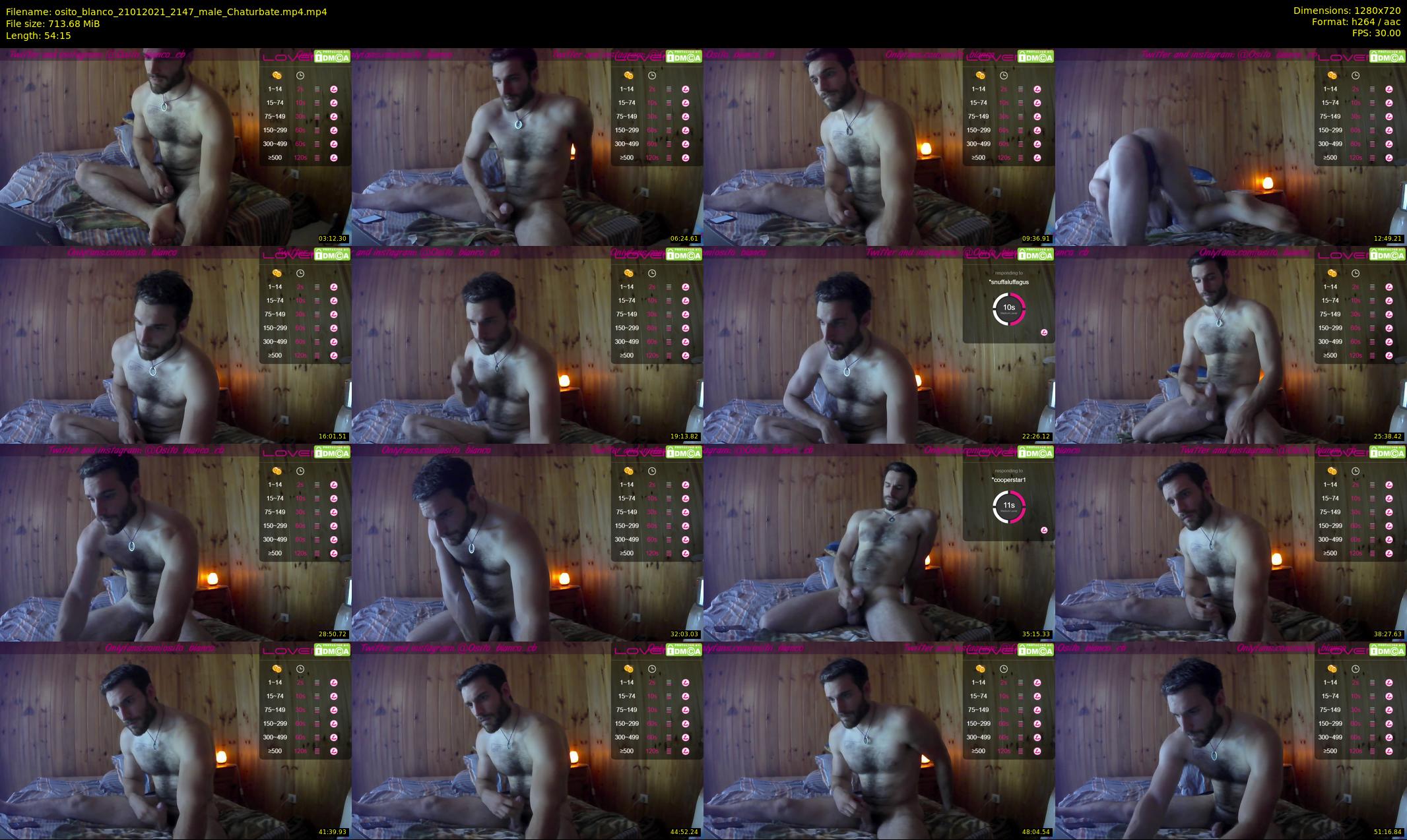 osito_blanco — 55 minute Chaturbate male cam show recording, 720p, Jan 21, 2021