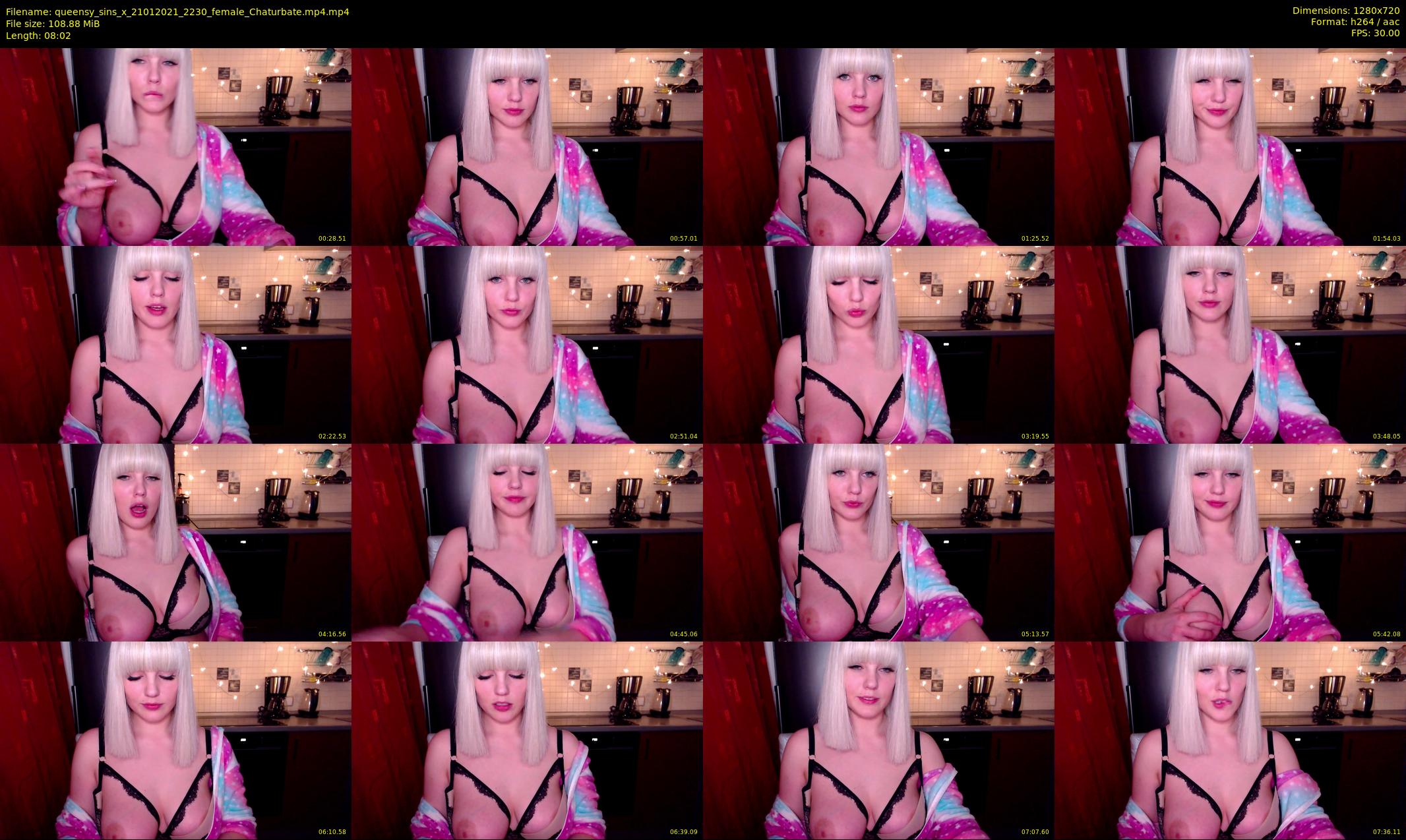 queensy_sins_x — 9 minute Chaturbate female cam show recording, 720p, Jan 21, 2021