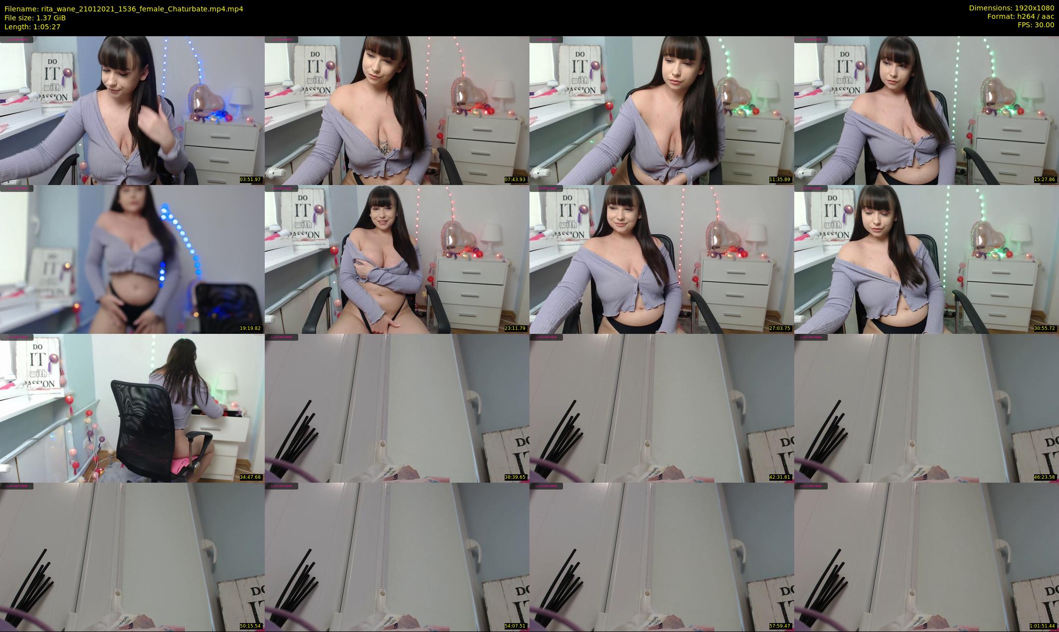 rita_wane — 66 minute Chaturbate female cam show recording, 1080p, Jan 21, 2021