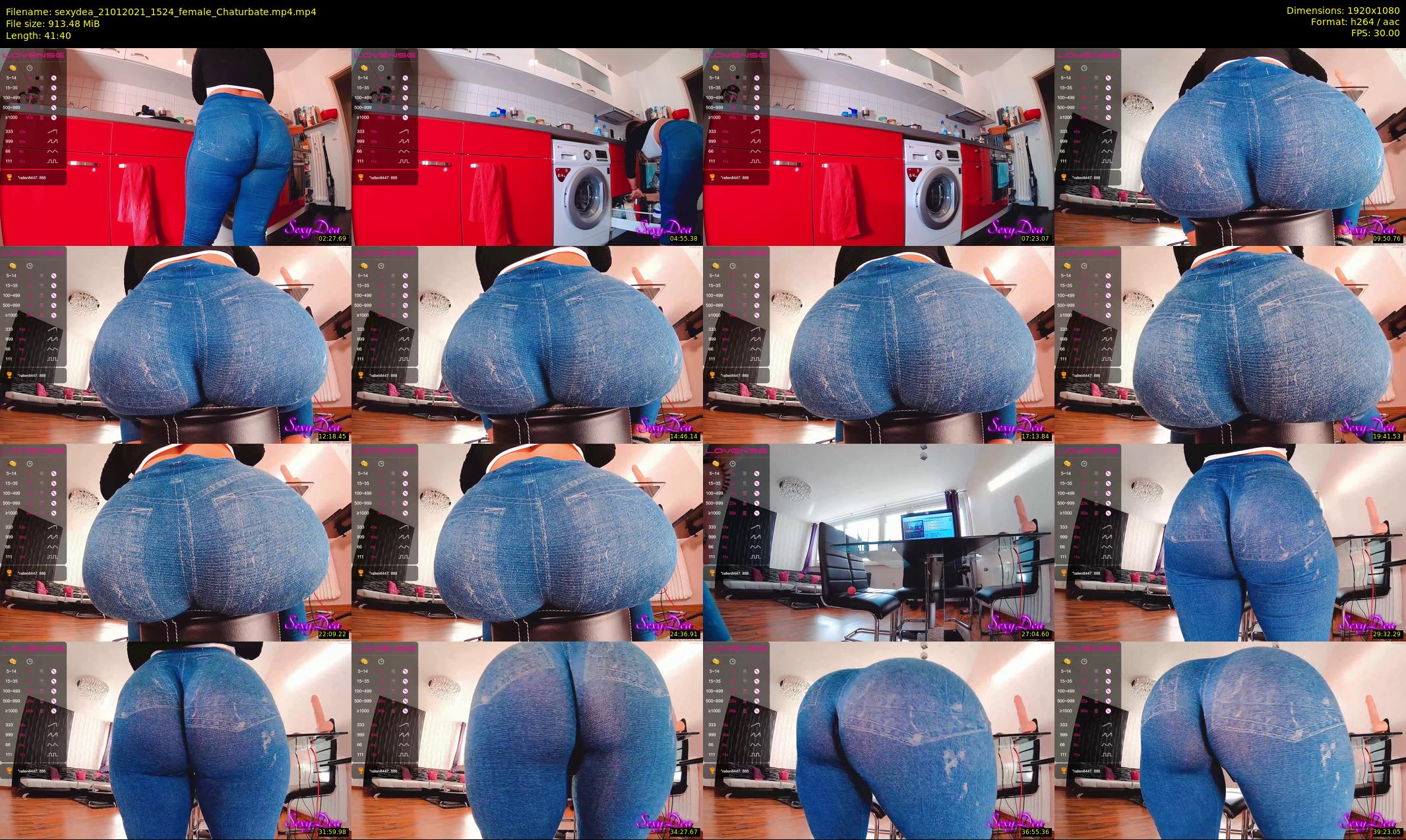 sexydea — 42 minute Chaturbate female cam show recording, 1080p, Jan 21, 2021