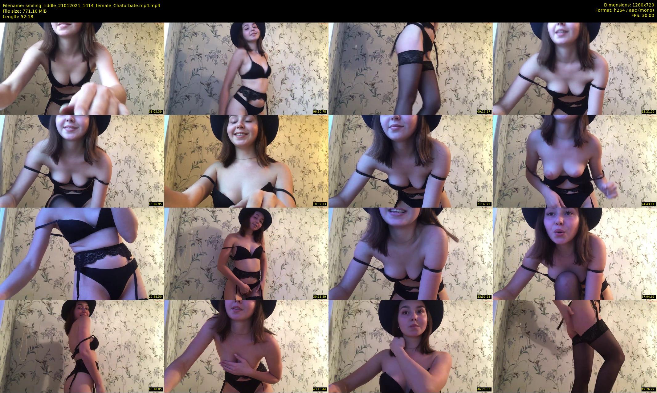 smiling_riddle — 53 minute Chaturbate female cam show recording, 720p, Jan 21, 2021