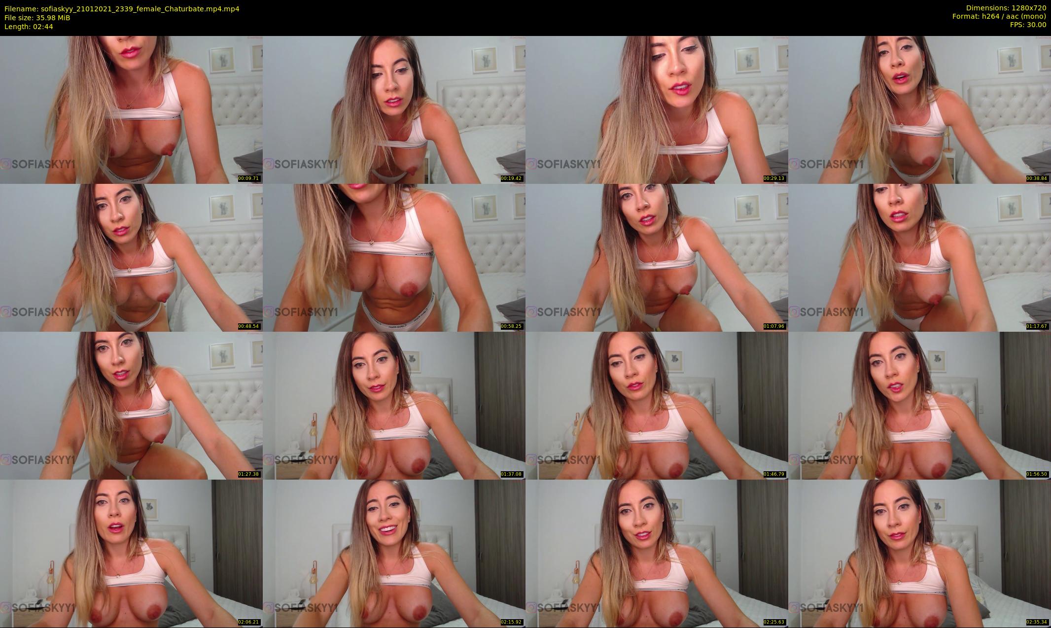 sofiaskyy — 3 minute Chaturbate female cam show recording, 720p, Jan 21, 2021
