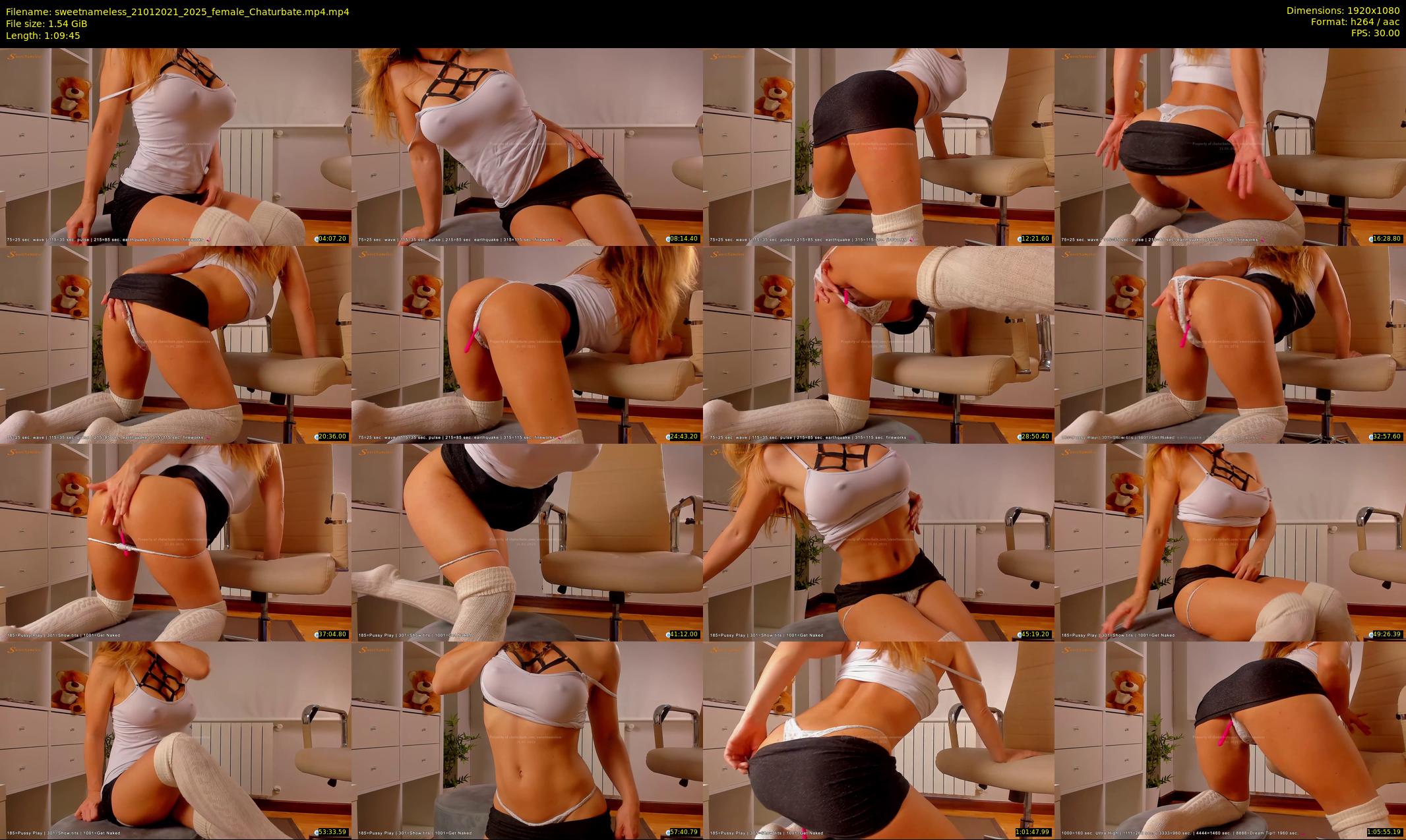sweetnameless — 70 minute Chaturbate couple cam show recording, 1080p, Jan 21, 2021