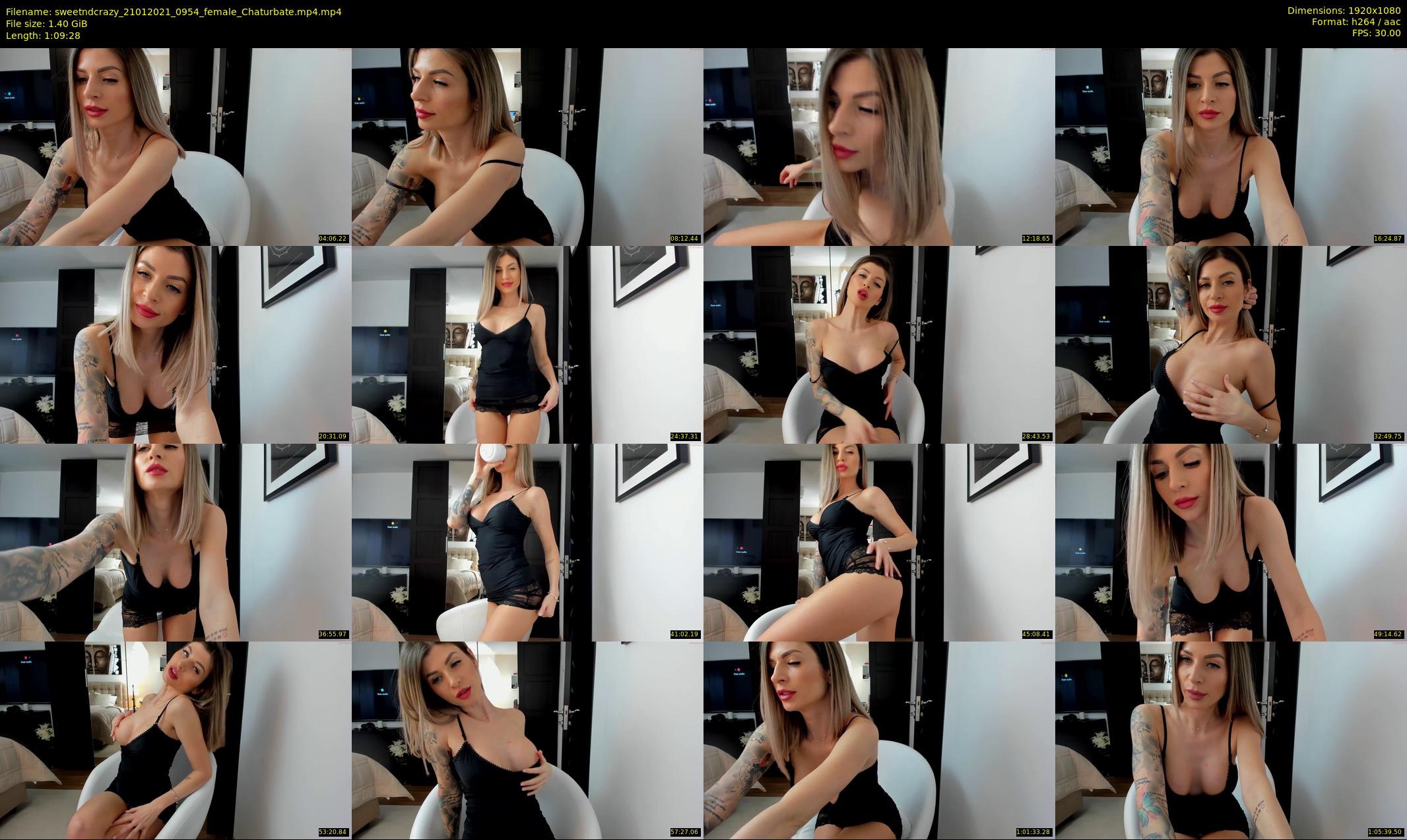 sweetndcrazy — 70 minute Chaturbate female cam show recording, 1080p, Jan 21, 2021