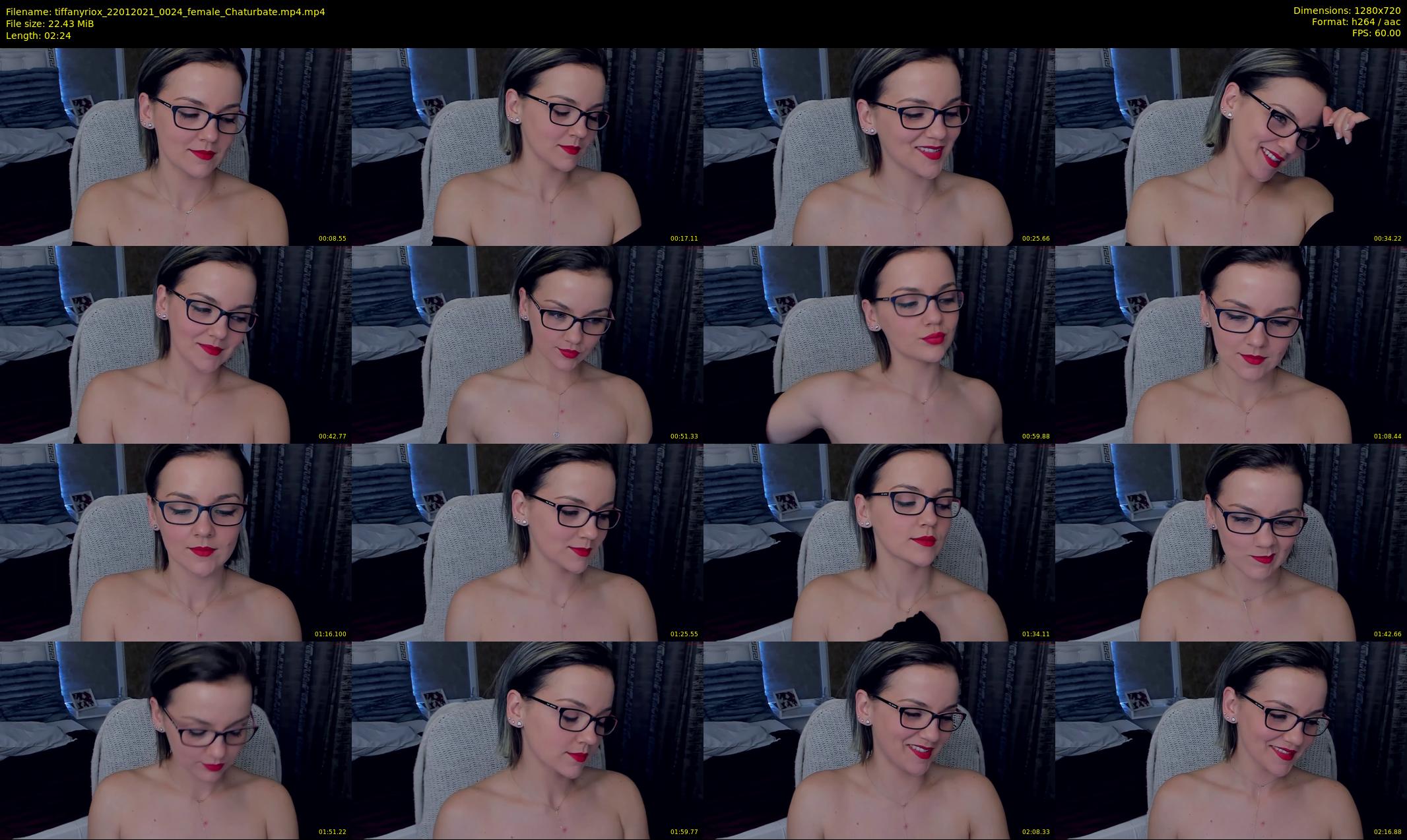tiffanyriox — 3 minute Chaturbate female cam show recording, 720p, Jan 22, 2021