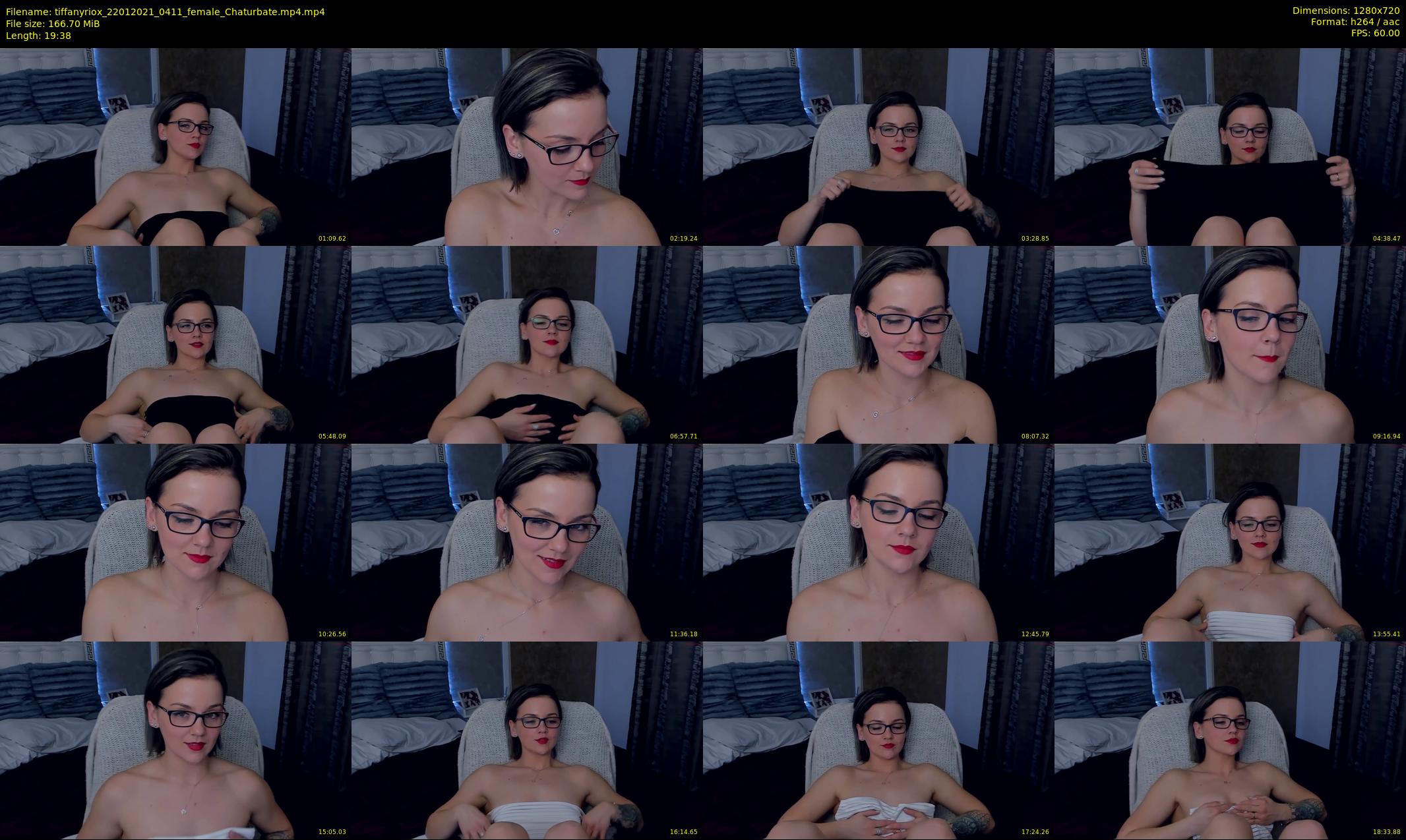tiffanyriox — 20 minute Chaturbate female cam show recording, 720p, Jan 22, 2021