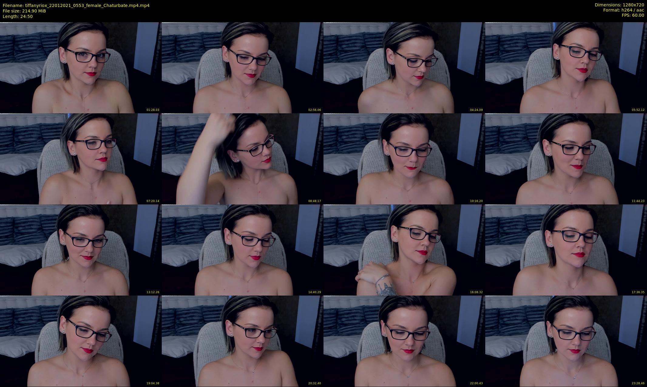 tiffanyriox — 25 minute Chaturbate female cam show recording, 720p, Jan 22, 2021